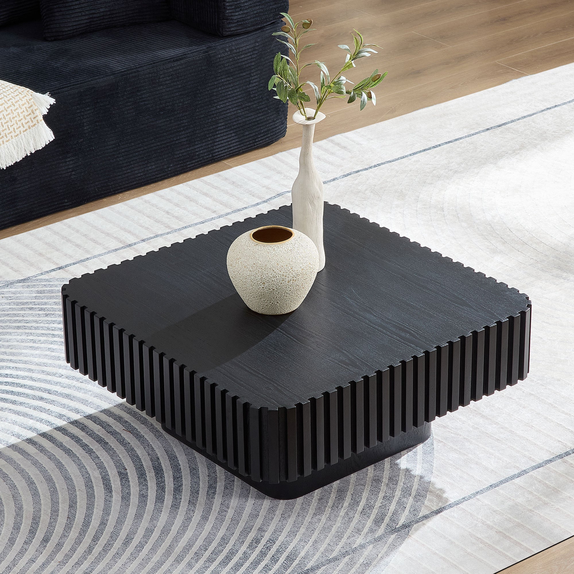 Modern MDF Woode Square Coffee Table