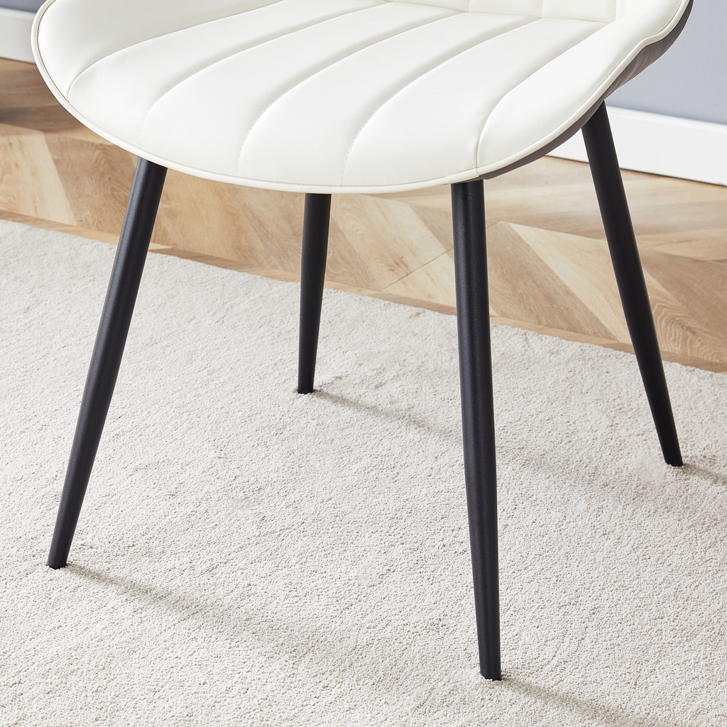 4Pcs Modern Minimalist Dining Chair Set