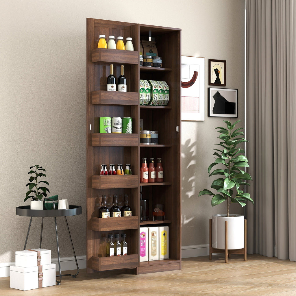Kitchen Freestanding Buffet Cupboards Sideboard with Doors & Shelves