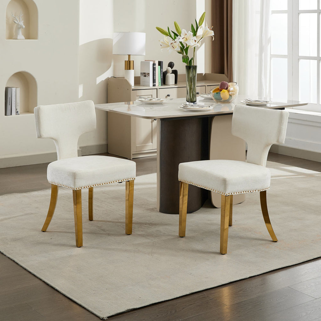 Mid Century Modern Dining Chairs (Set of 2)