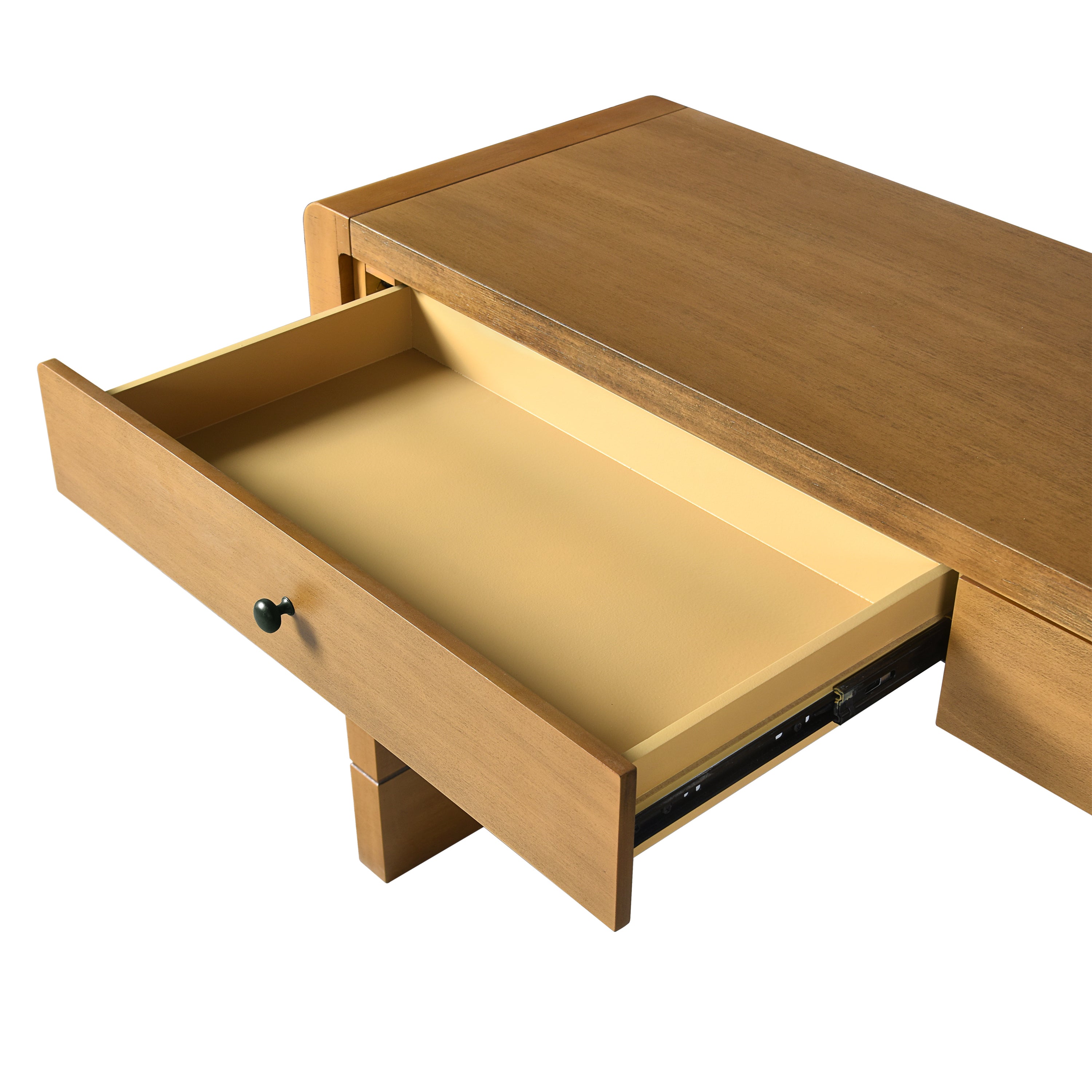 Wooden Entryway Table with 2 Drawers
