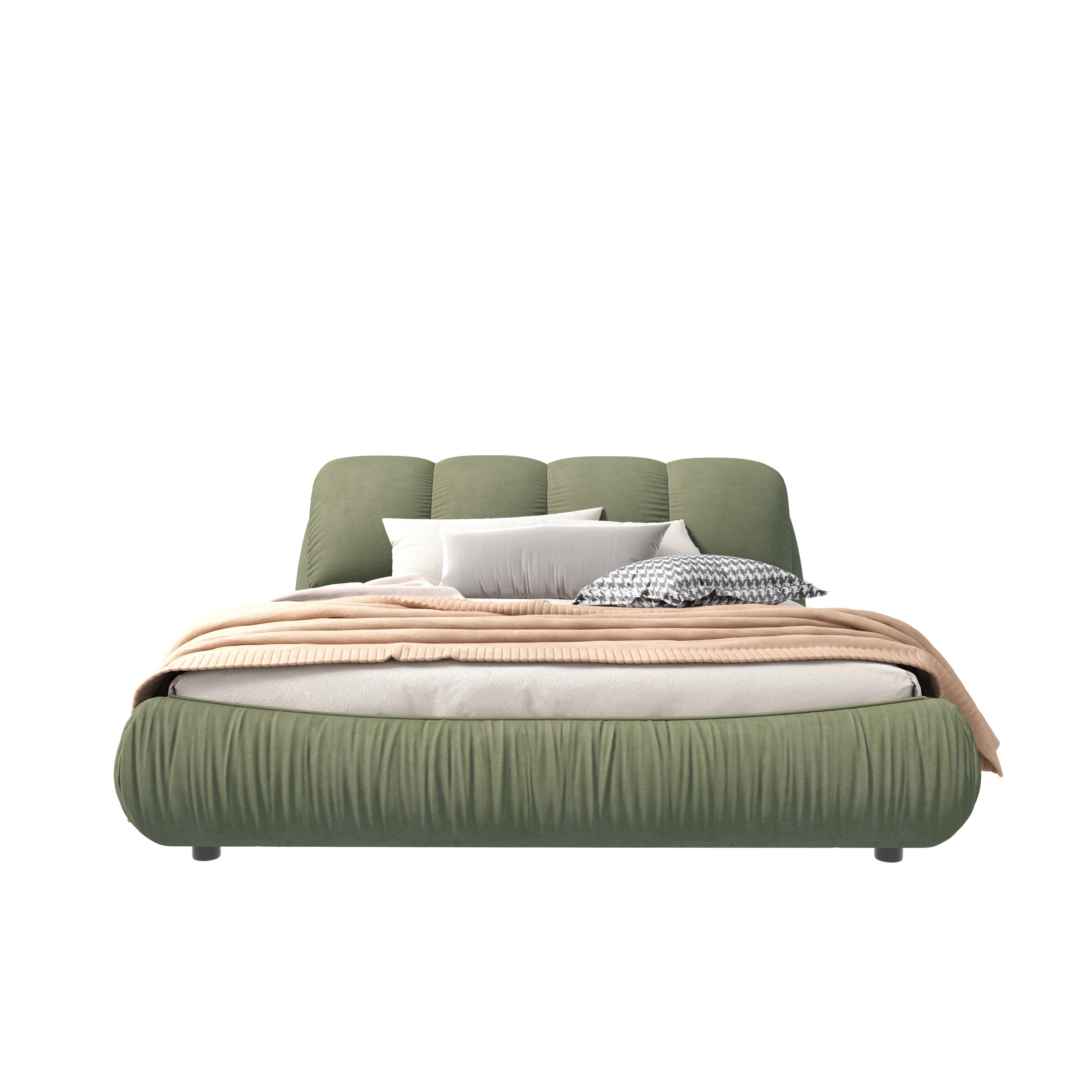 King/Queen Size Luxury Upholstered Platform Bed