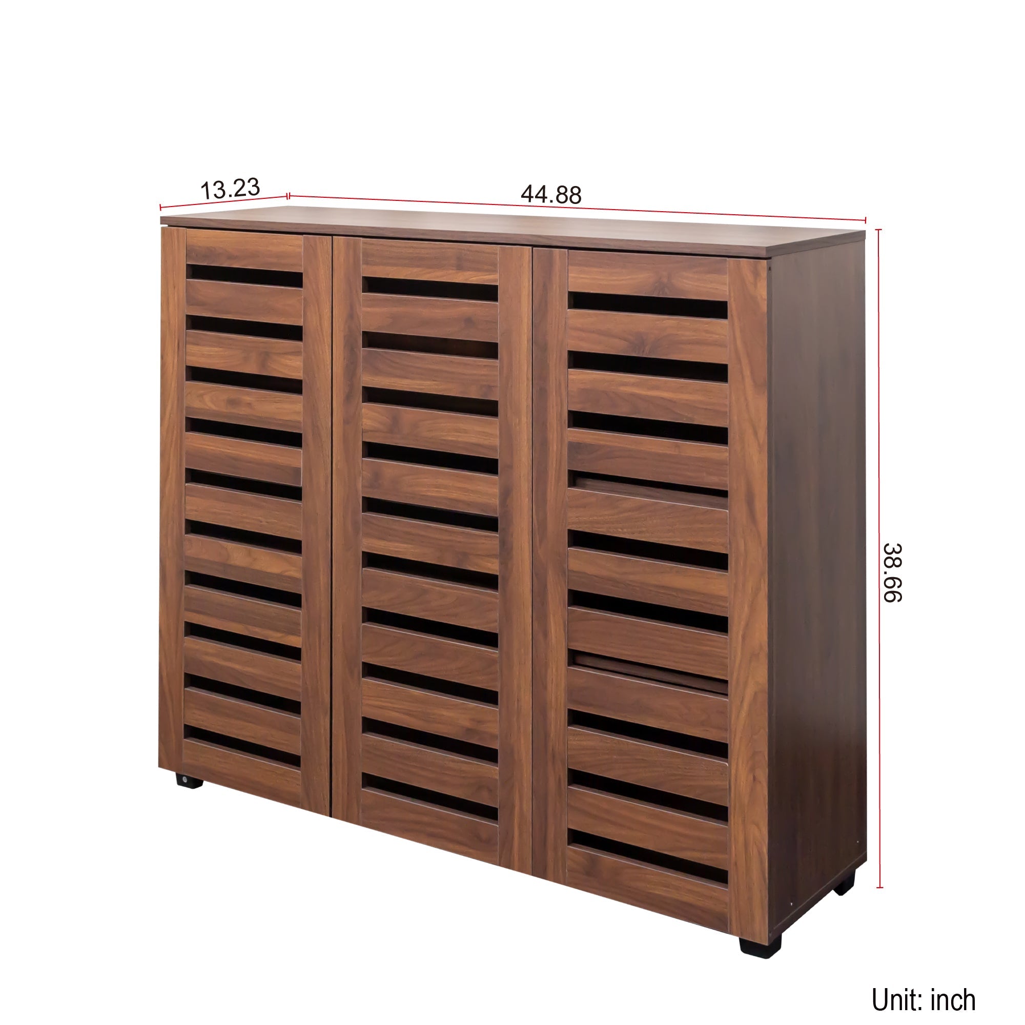5-Tier Shoe Storage Cabinet with Adjustable Shelves