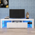 Modern Remote Control 20 Colors LED Lights TV Stand