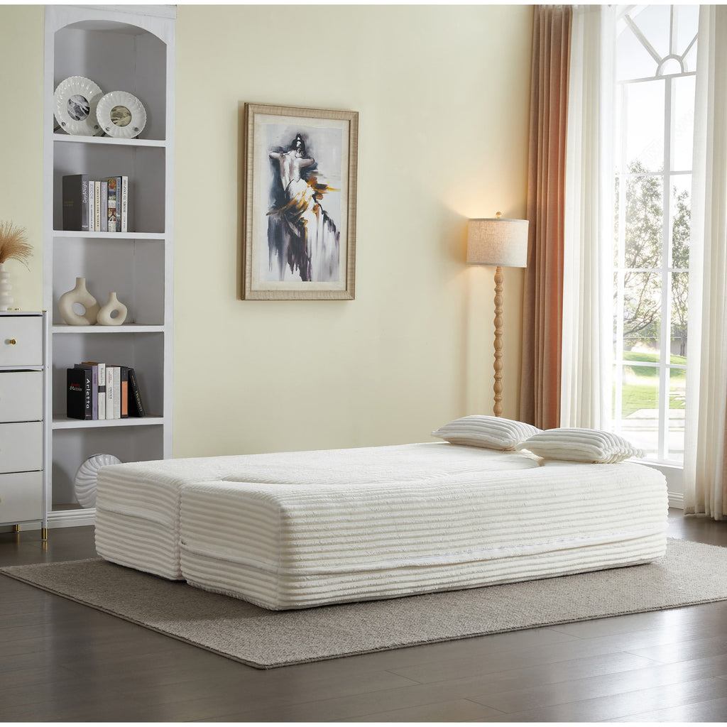 Full Size Convertible Floor Sleeper Sofa Bed