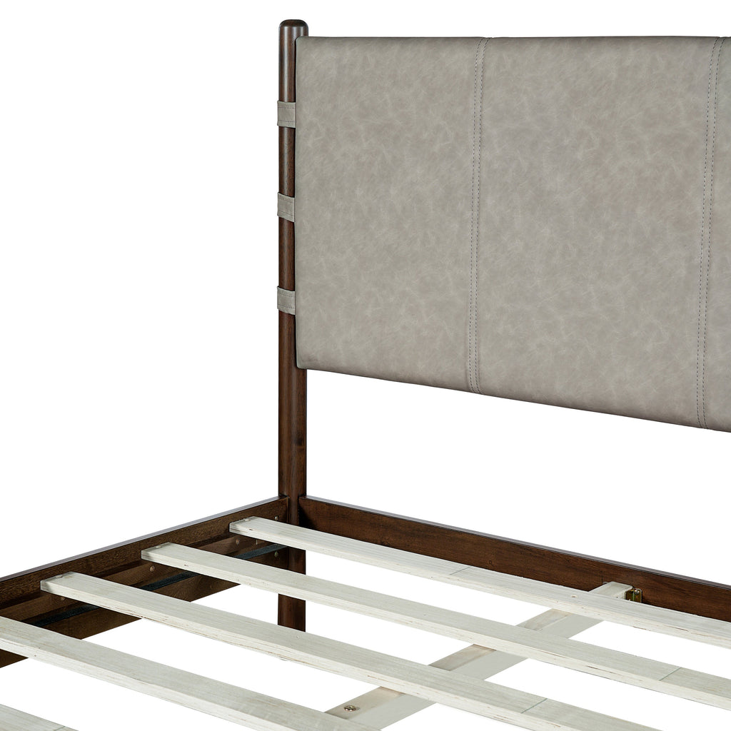 Premium Rubber Wood Platform Bed Frame
