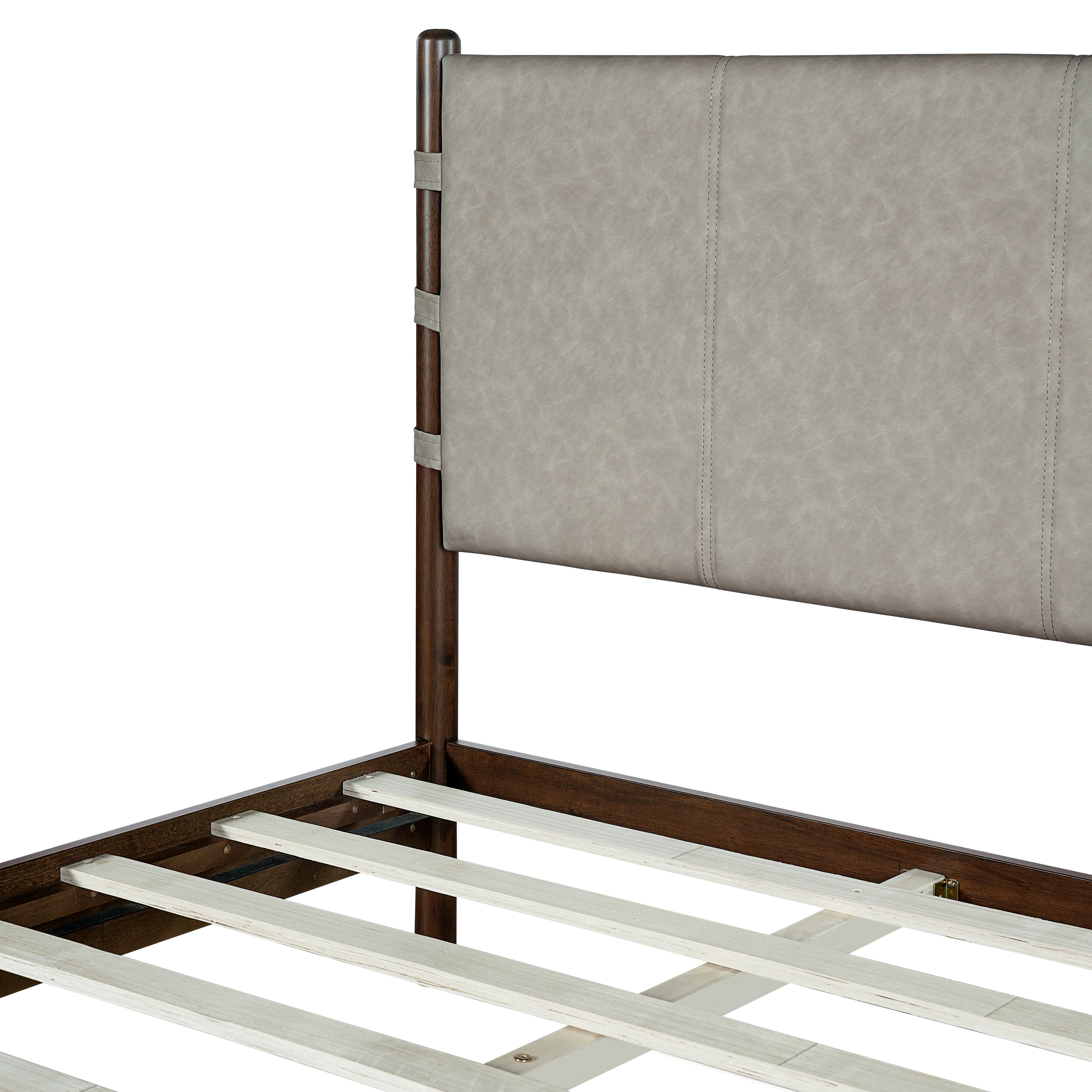 Premium Rubber Wood Platform Bed Frame