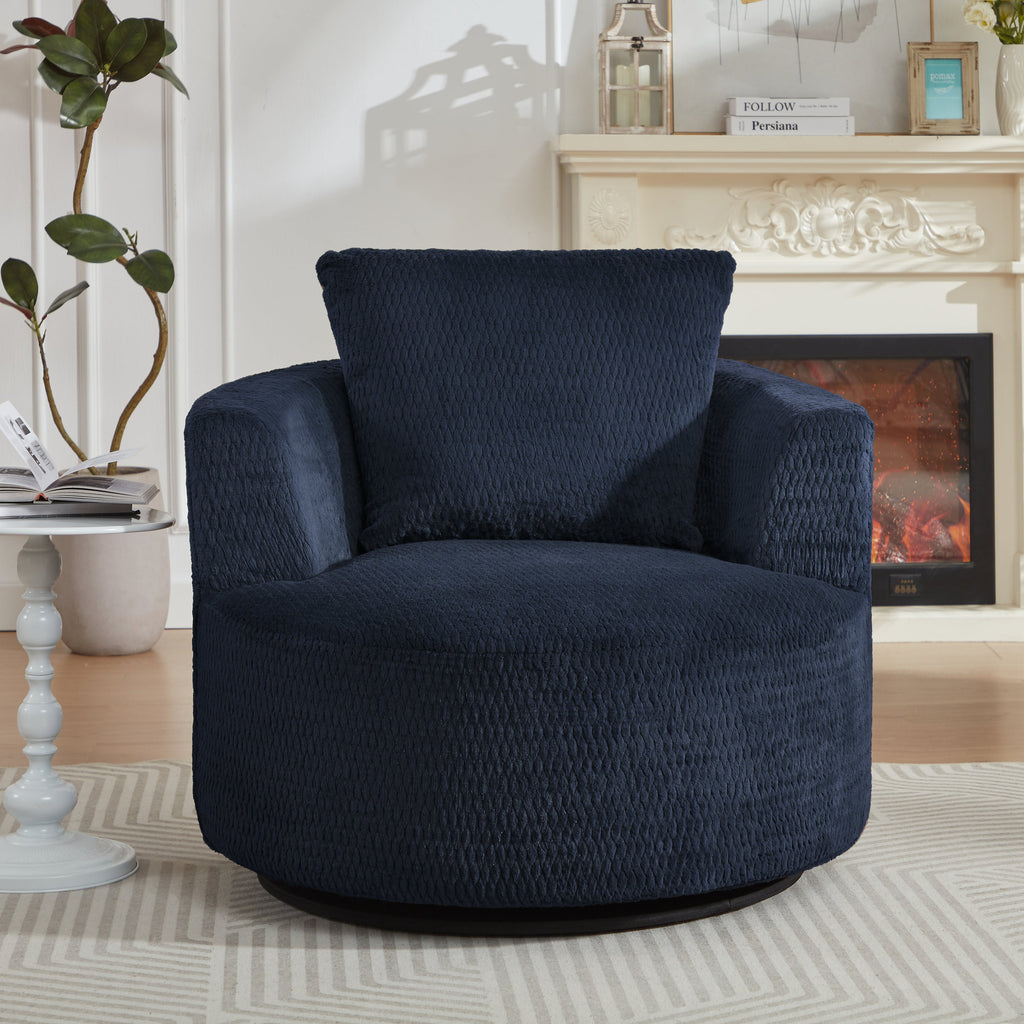 360° Swivel Compressible Accent Chair