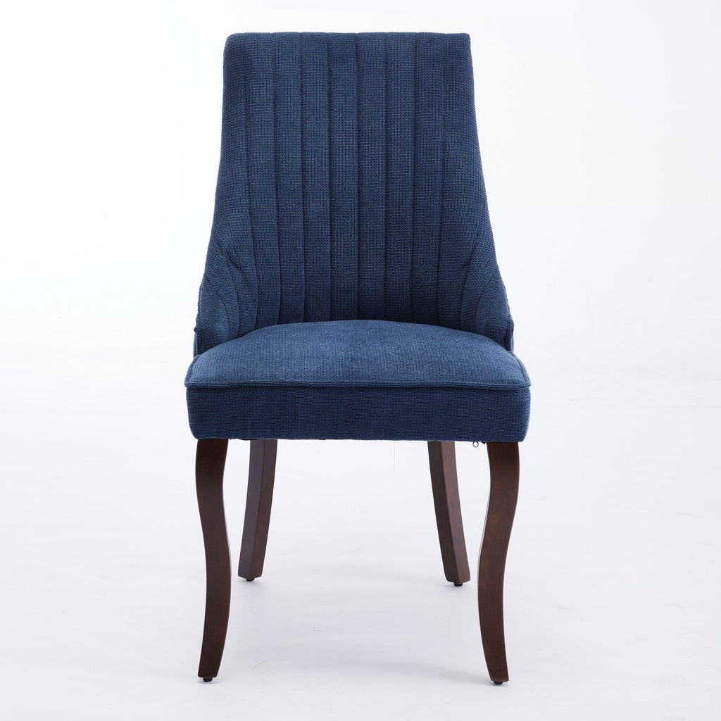 Rayon Cloth Flocking Velvet/Linen Dining Chairs (Set of 2)