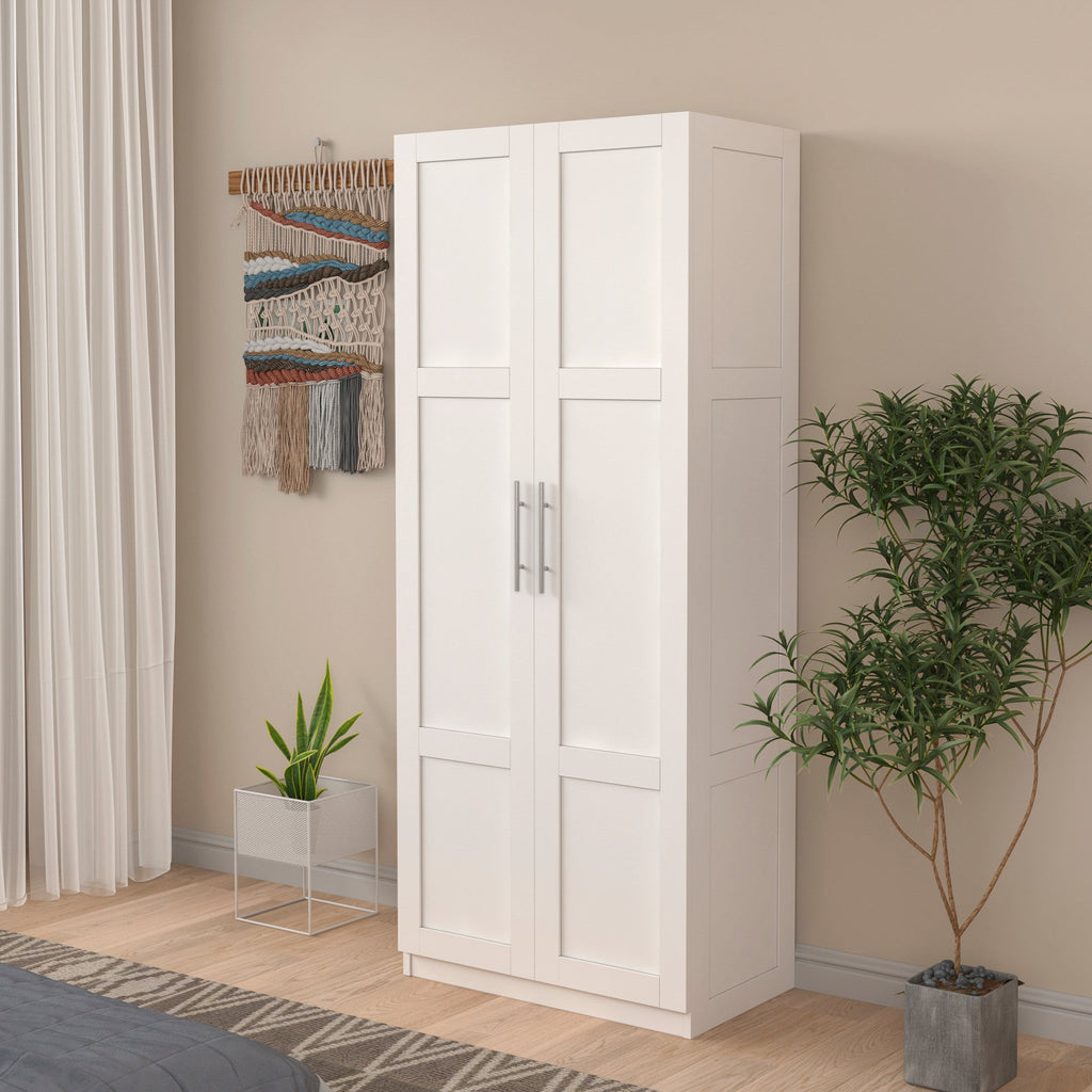 Kitchen Pantry Storage Cabinets with 2 Door and 3  Shelves