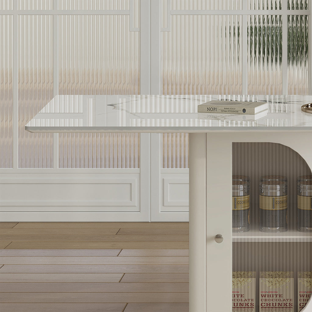 63' Modern Dining Table for 4-6 People