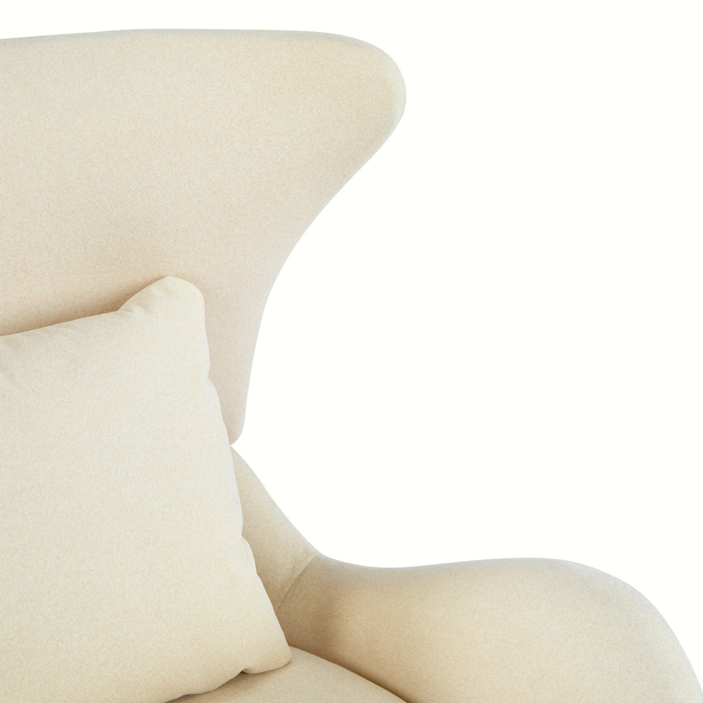 Modern Brown Polyester Accent Chair with Pet/Storage Space