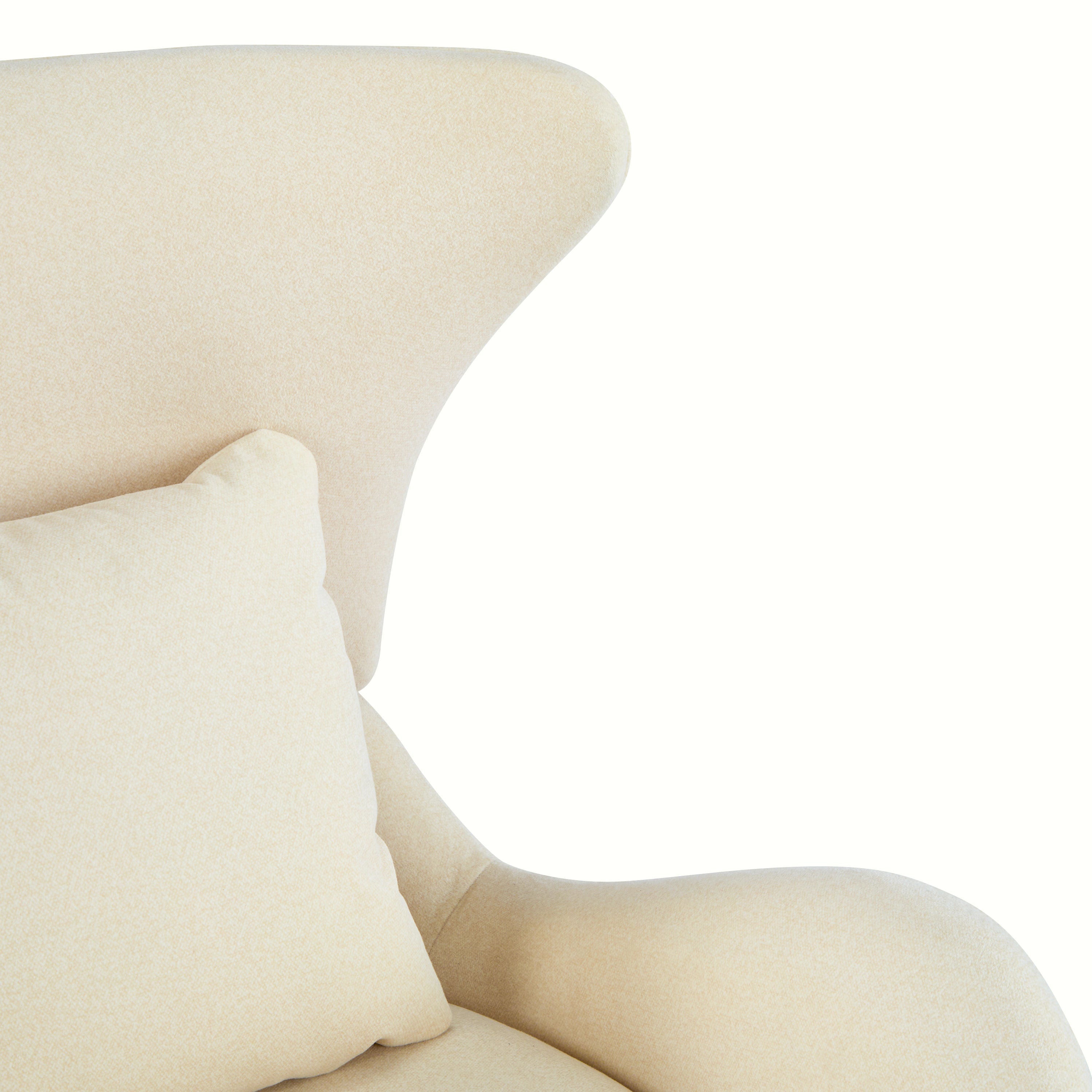 Modern Brown Polyester Accent Chair with Pet/Storage Space