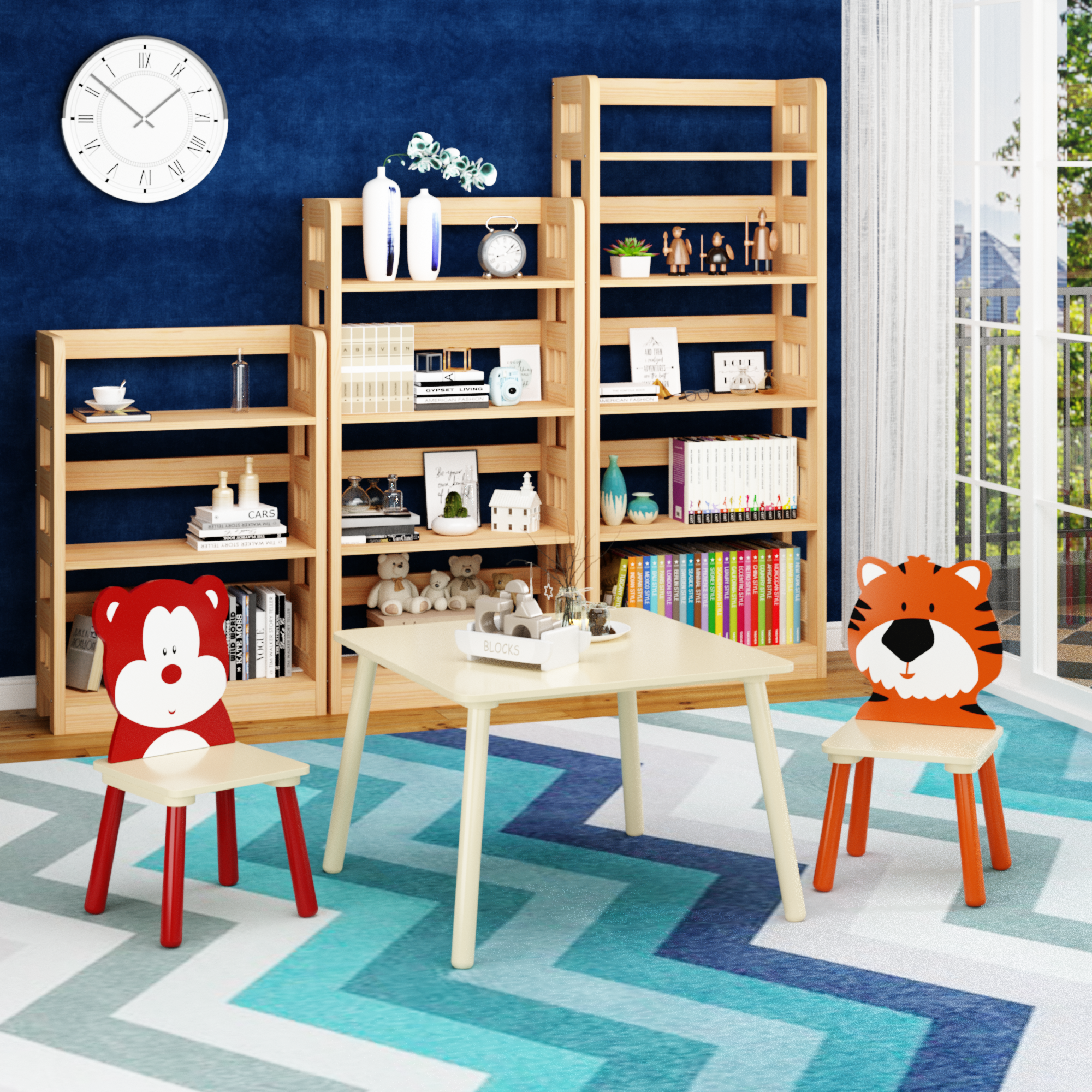 Montessori Toddler Table and Chairs Set