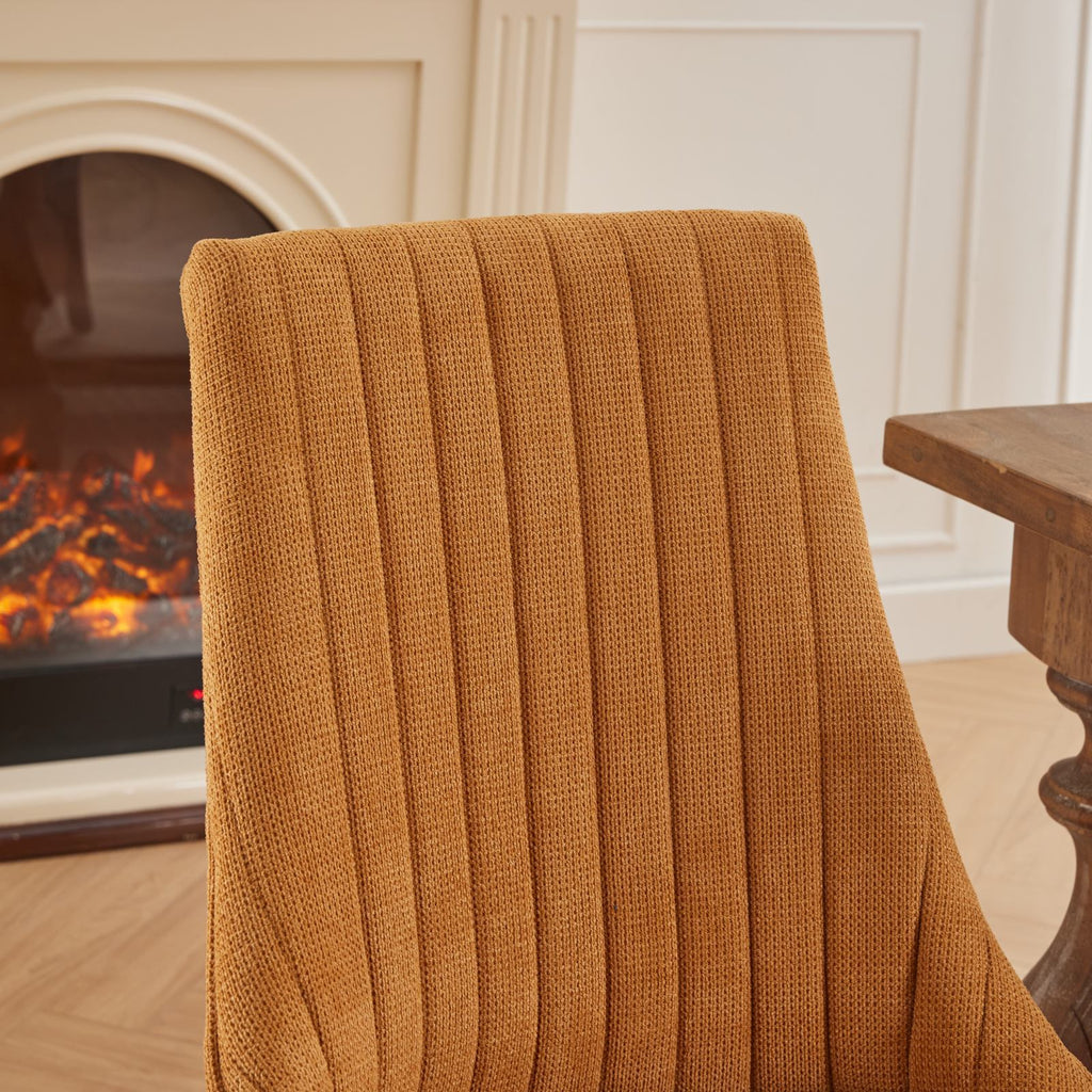 Rayon Cloth Flocking Velvet/Linen Dining Chairs (Set of 2)