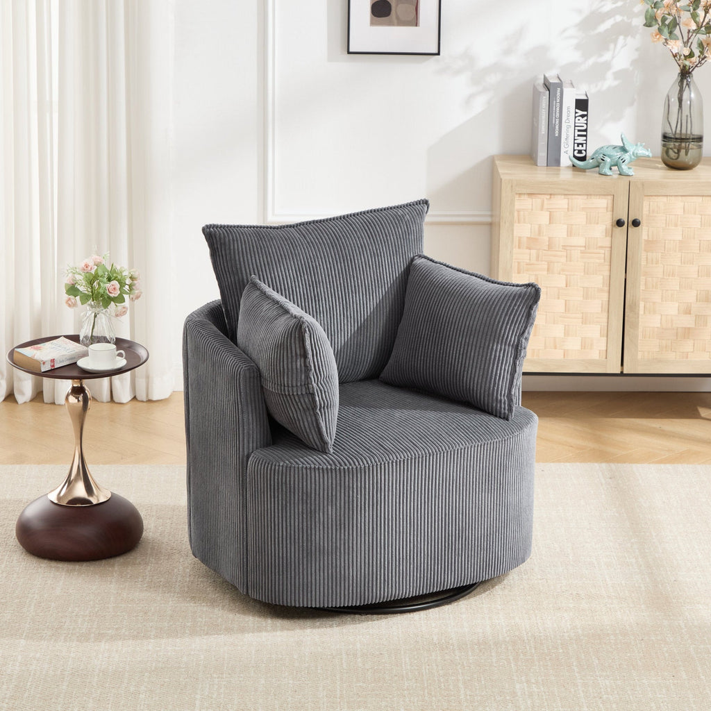 360° Smooth Swivel Living Chair