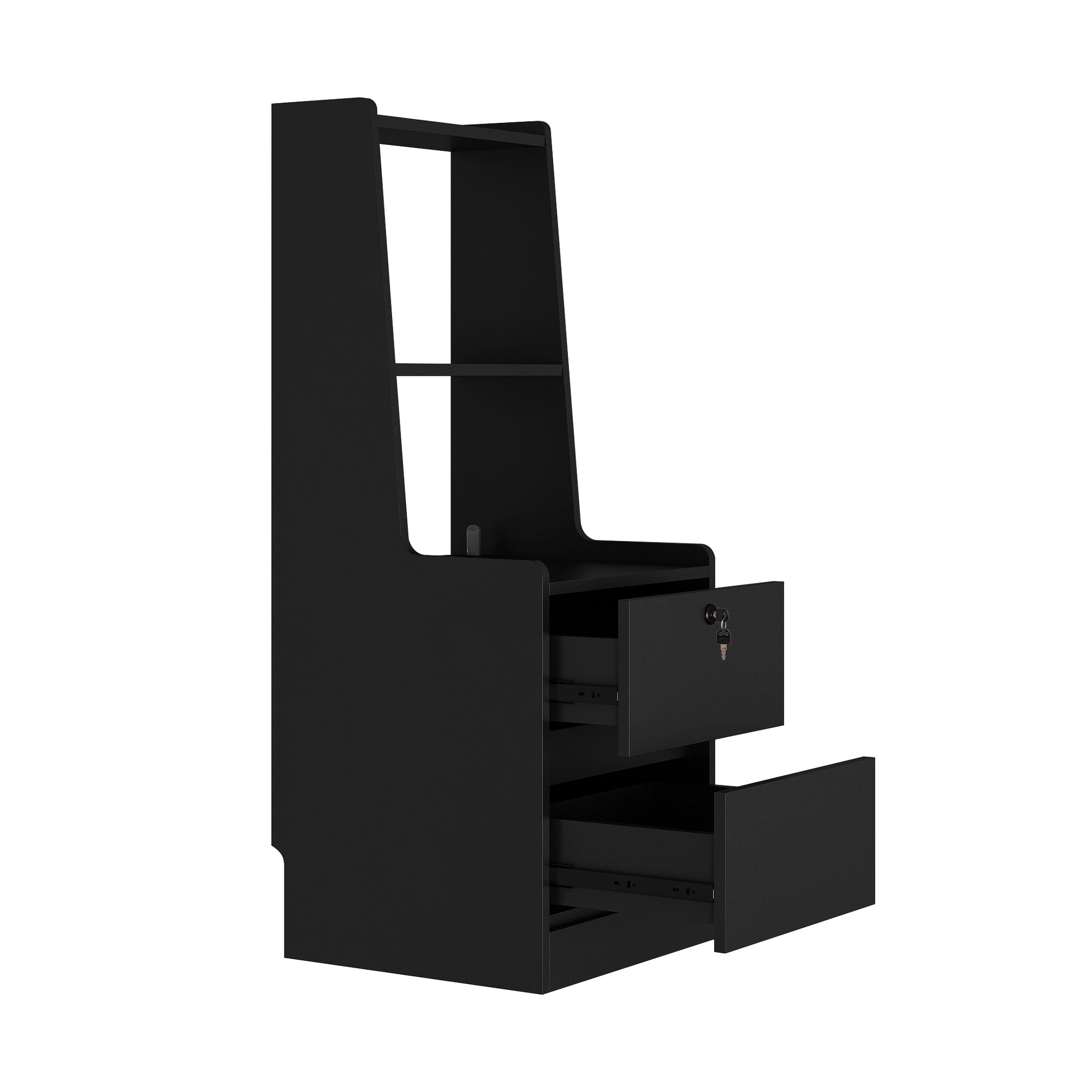 Modern Smart Nightstand with Charging Station