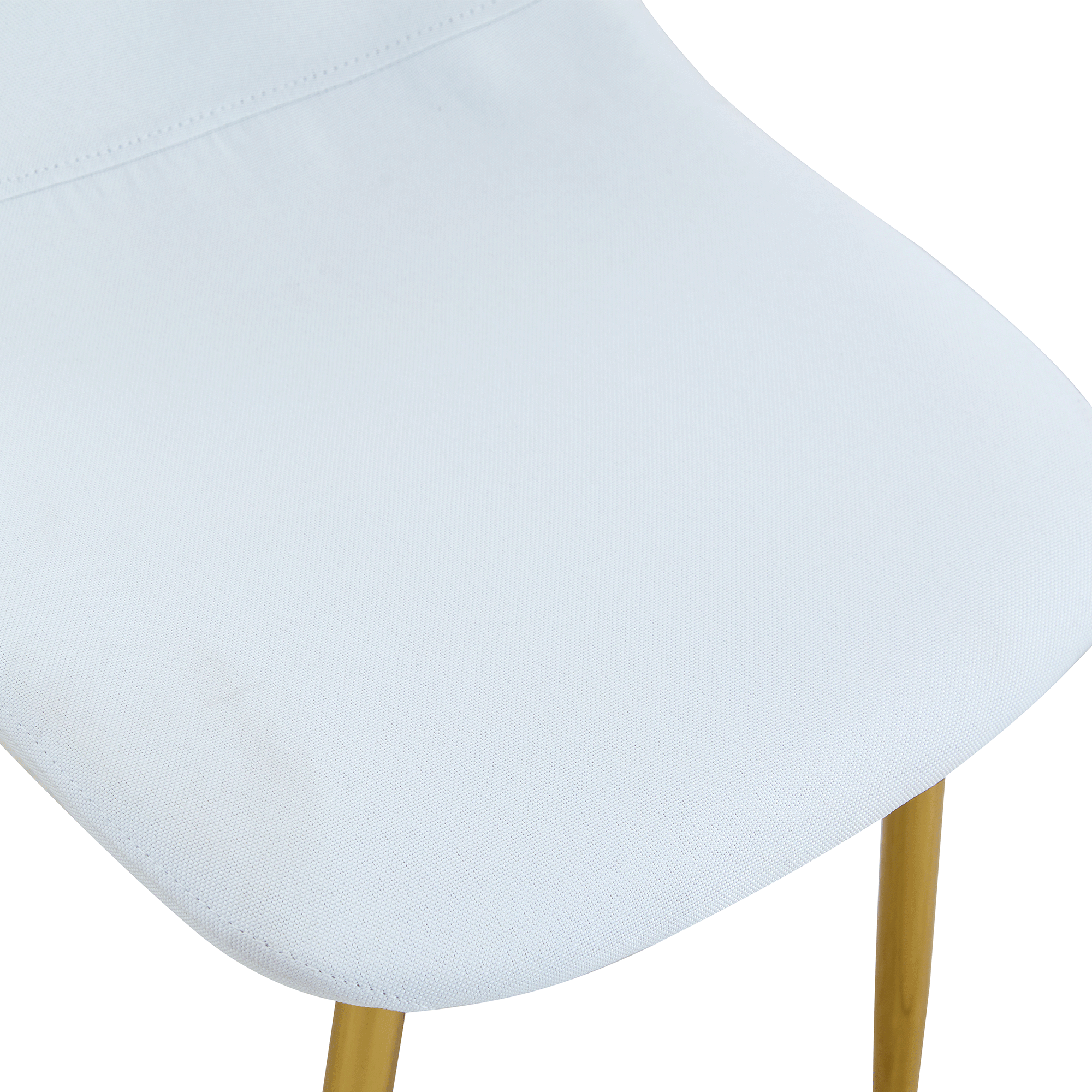 Luxury Simple Chair Black Linen Dining Chair  (Set of 4)