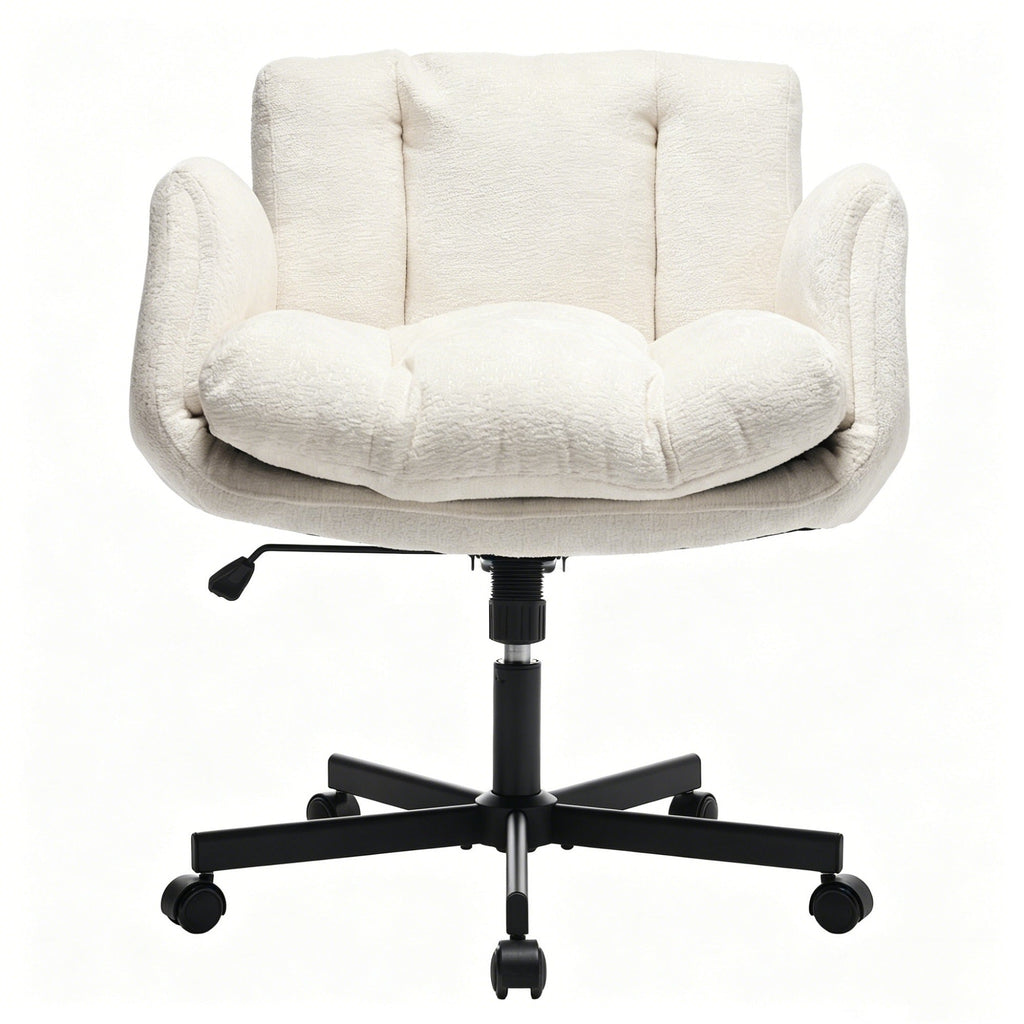 Pet Friendly Swivel Office Chair Adjustable Height Double Cushioned