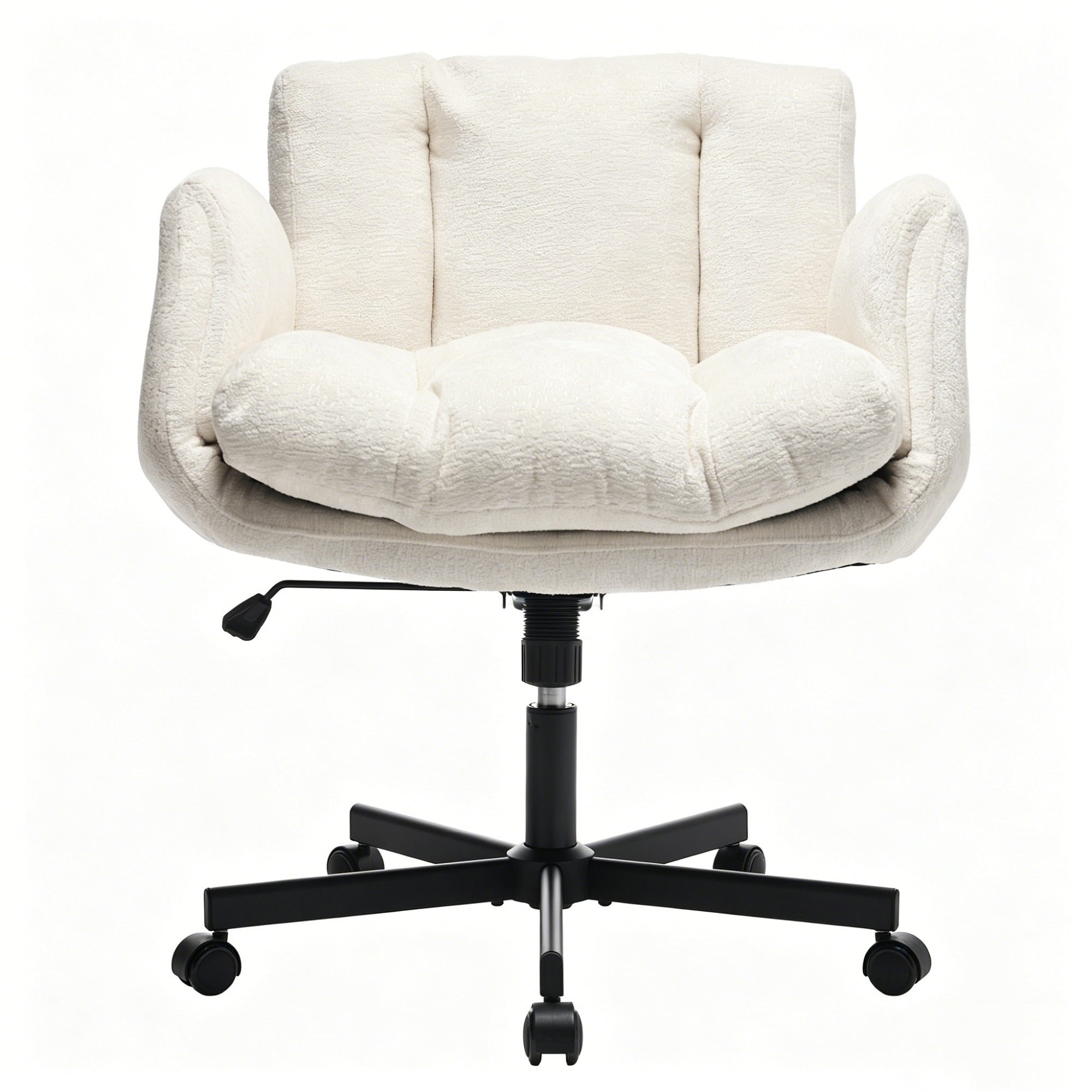 Pet Friendly Swivel Office Chair Adjustable Height Double Cushioned