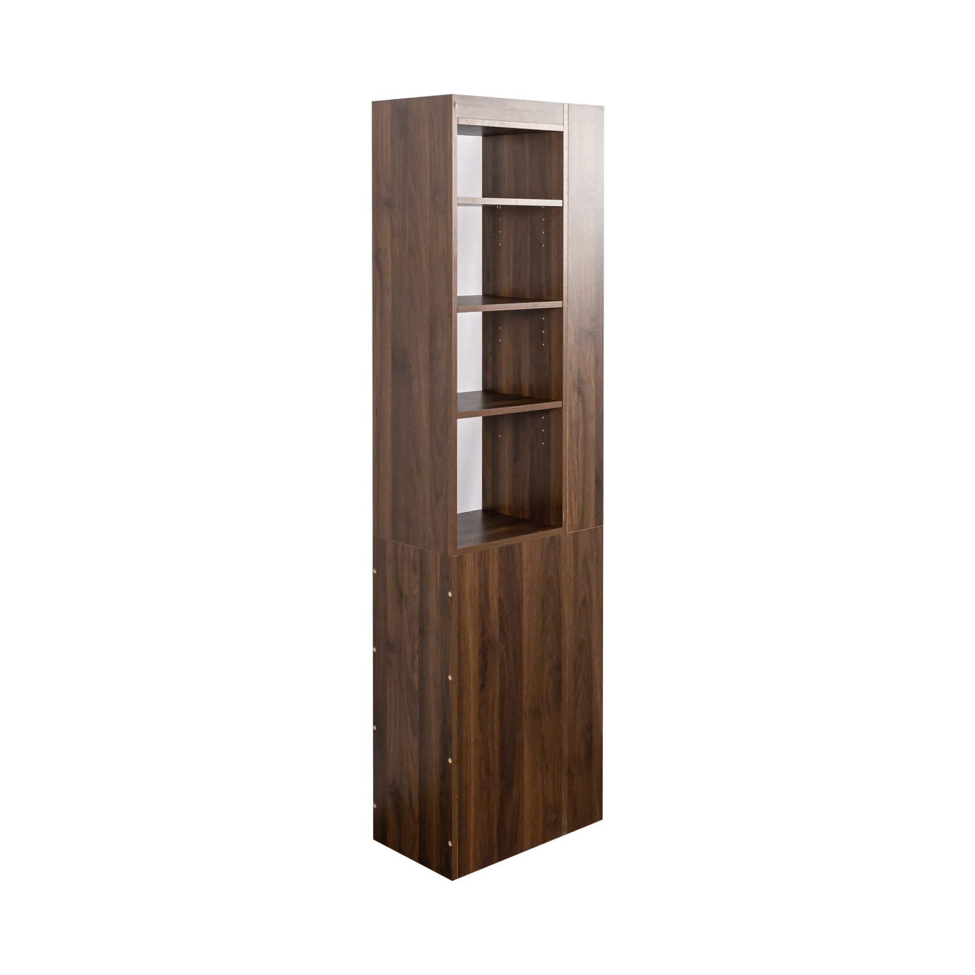 70.87' H Modern Wooden Tall Bookshelf Bookcase