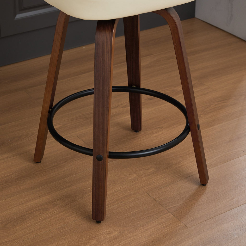 2Pcs Counter Height Bar Stools