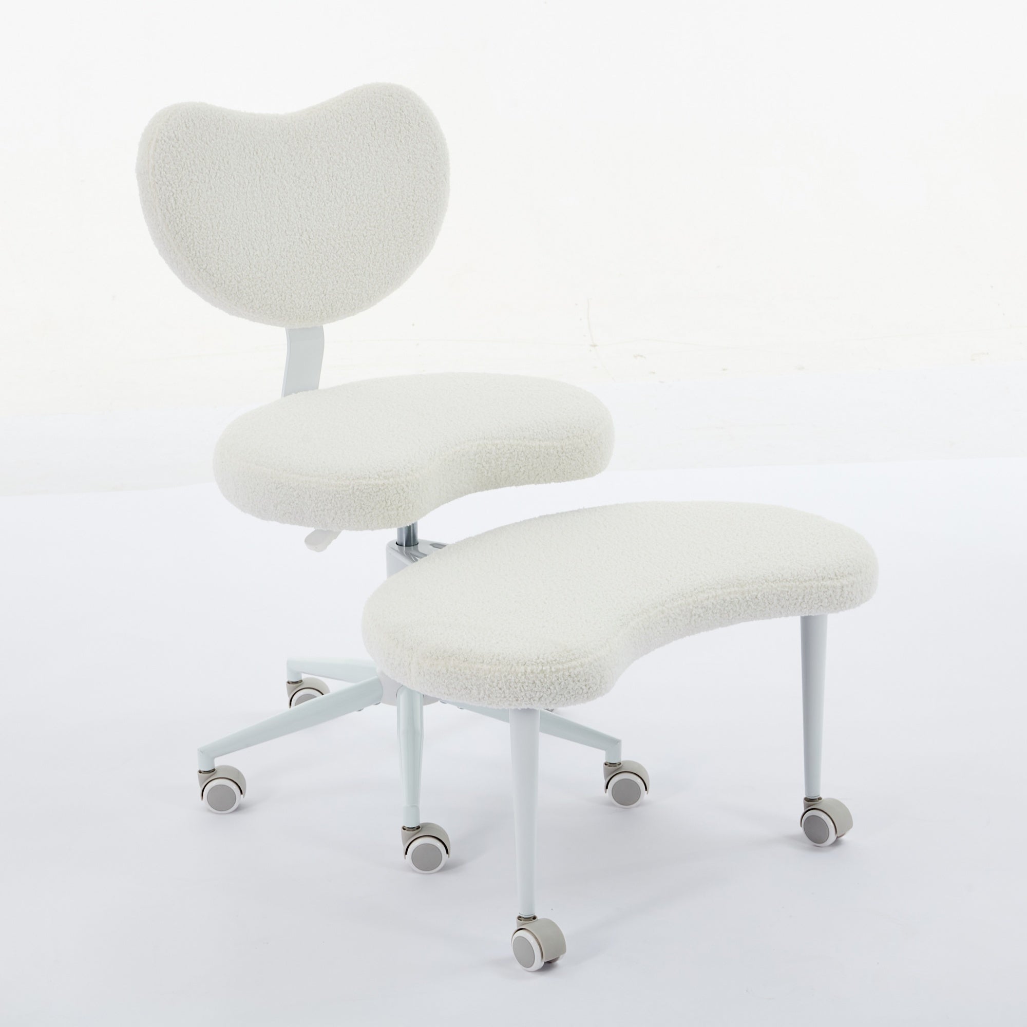 Teddy Meditation Cross Legged Chair with Wheels
