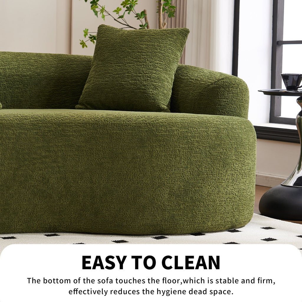 30D High-Density Sponge Sectional Couch for Living Room