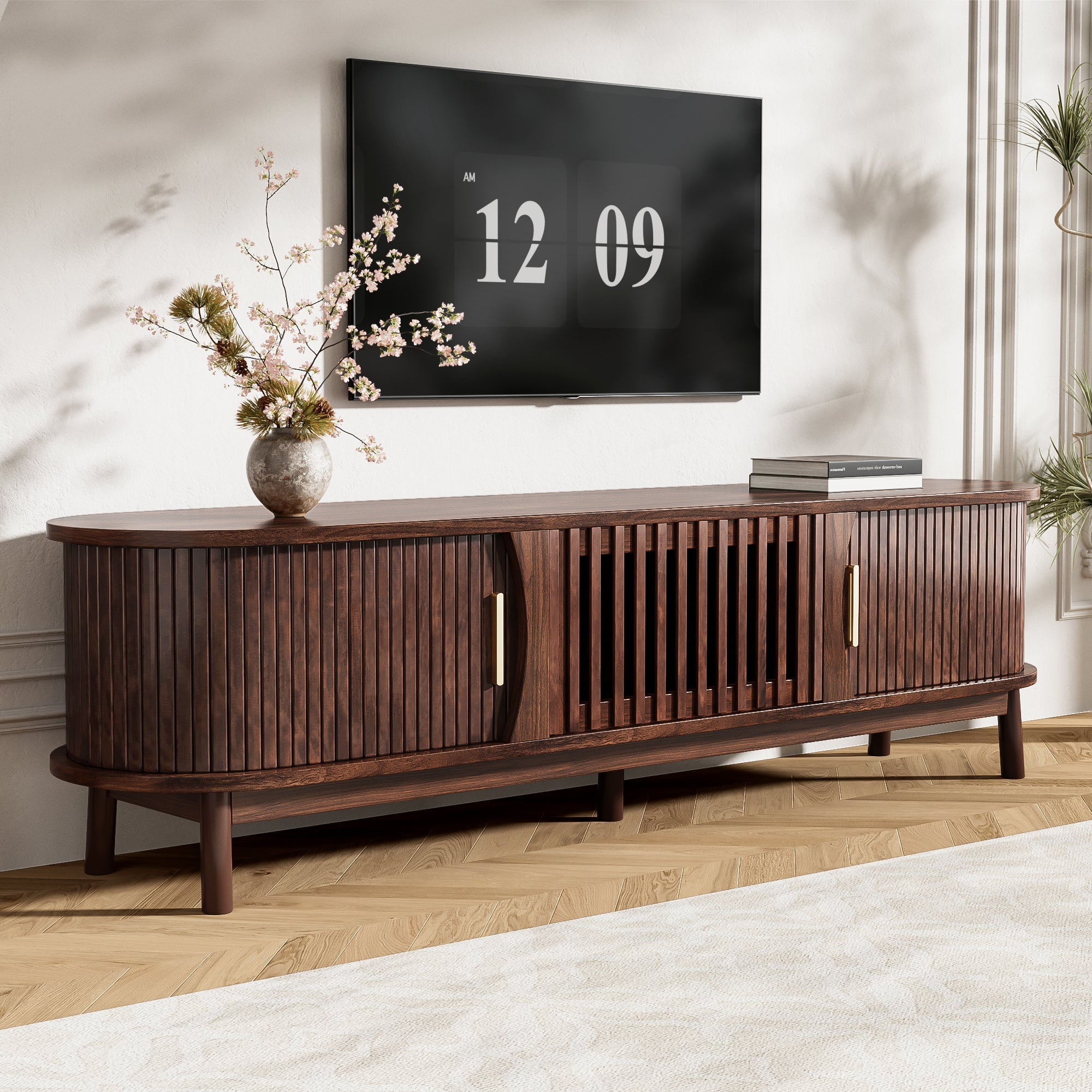 Modern Farmhouse TV Stand for 75' TVs