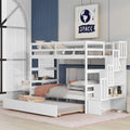 Twin over Twin Bunk Beds with Twin Trundle
