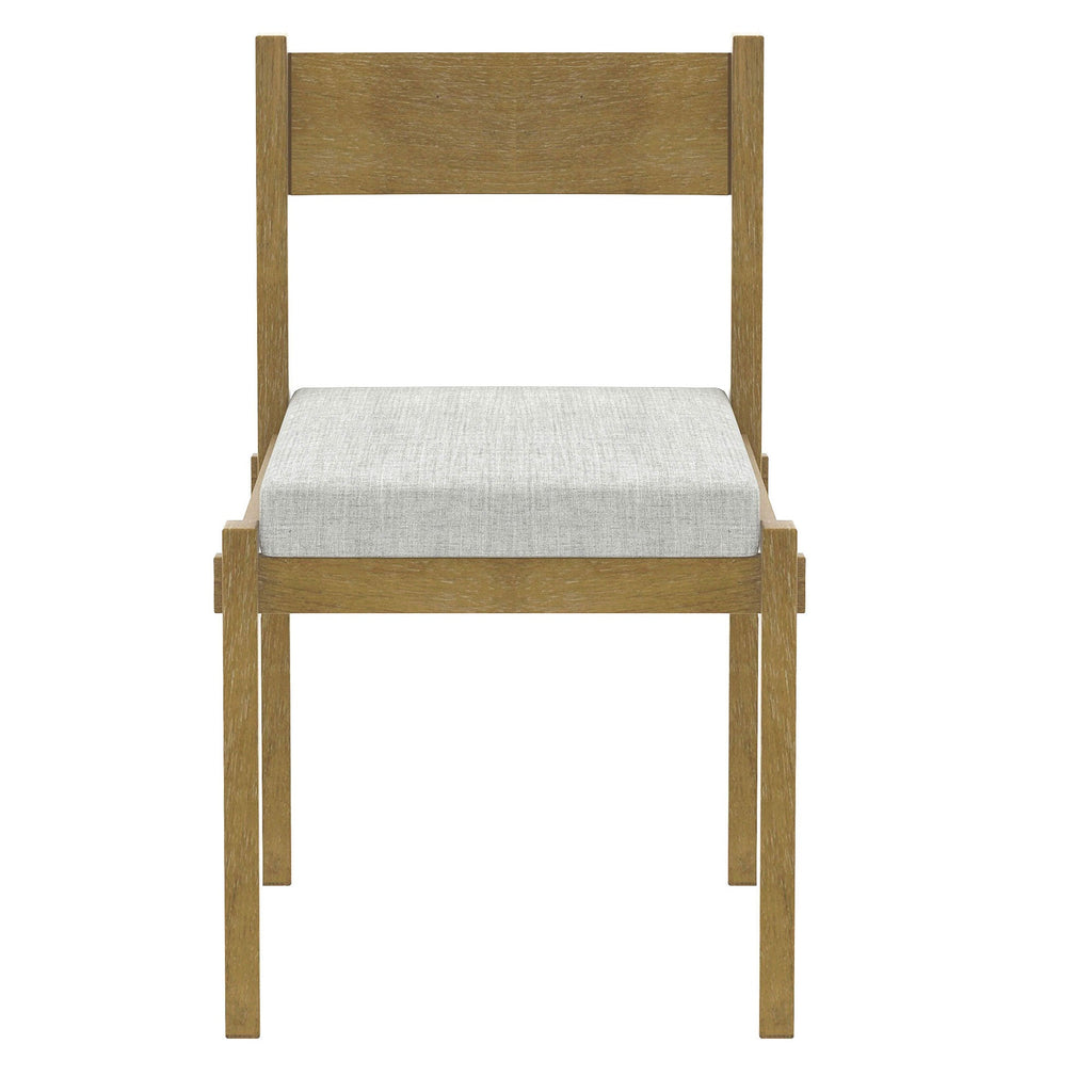 7-Piece Retro Wood Dining Table Set