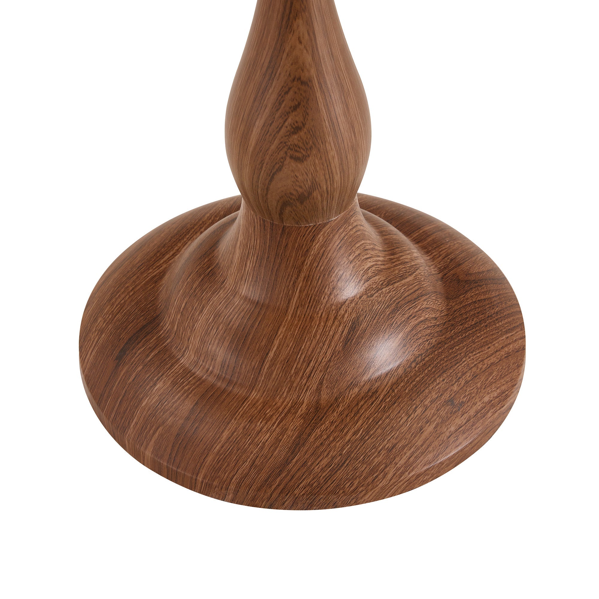 20" Small Luxury Metal Round Side Table with a Glass Top
