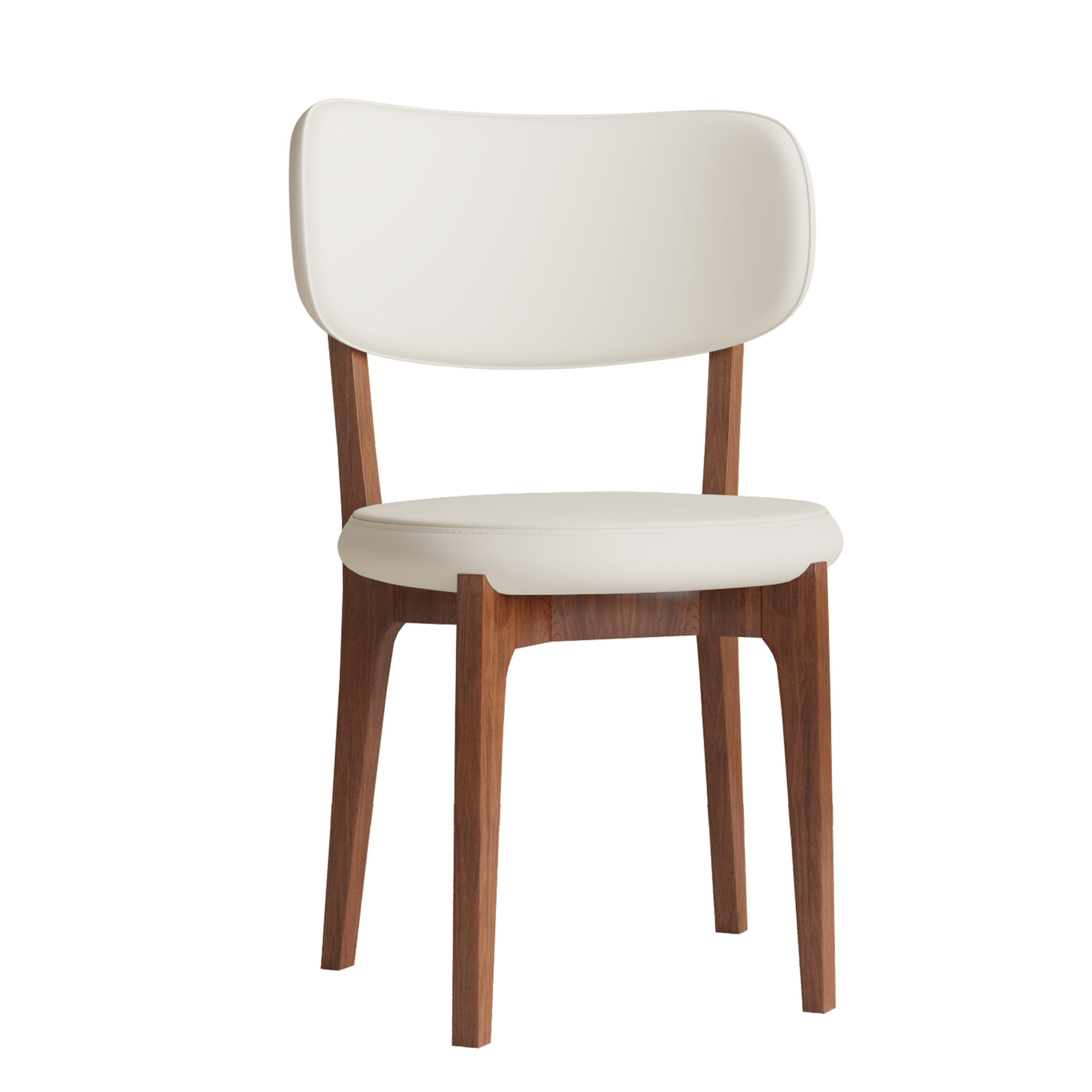 Modern PU Leather Dining Chairs (Set of 2)