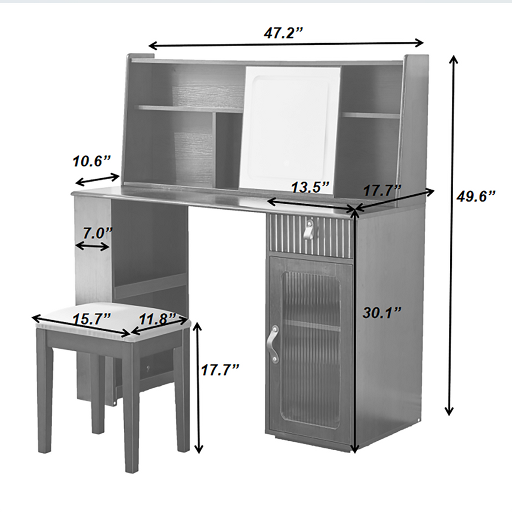 Modern Elegance Makeup Vanity Desk