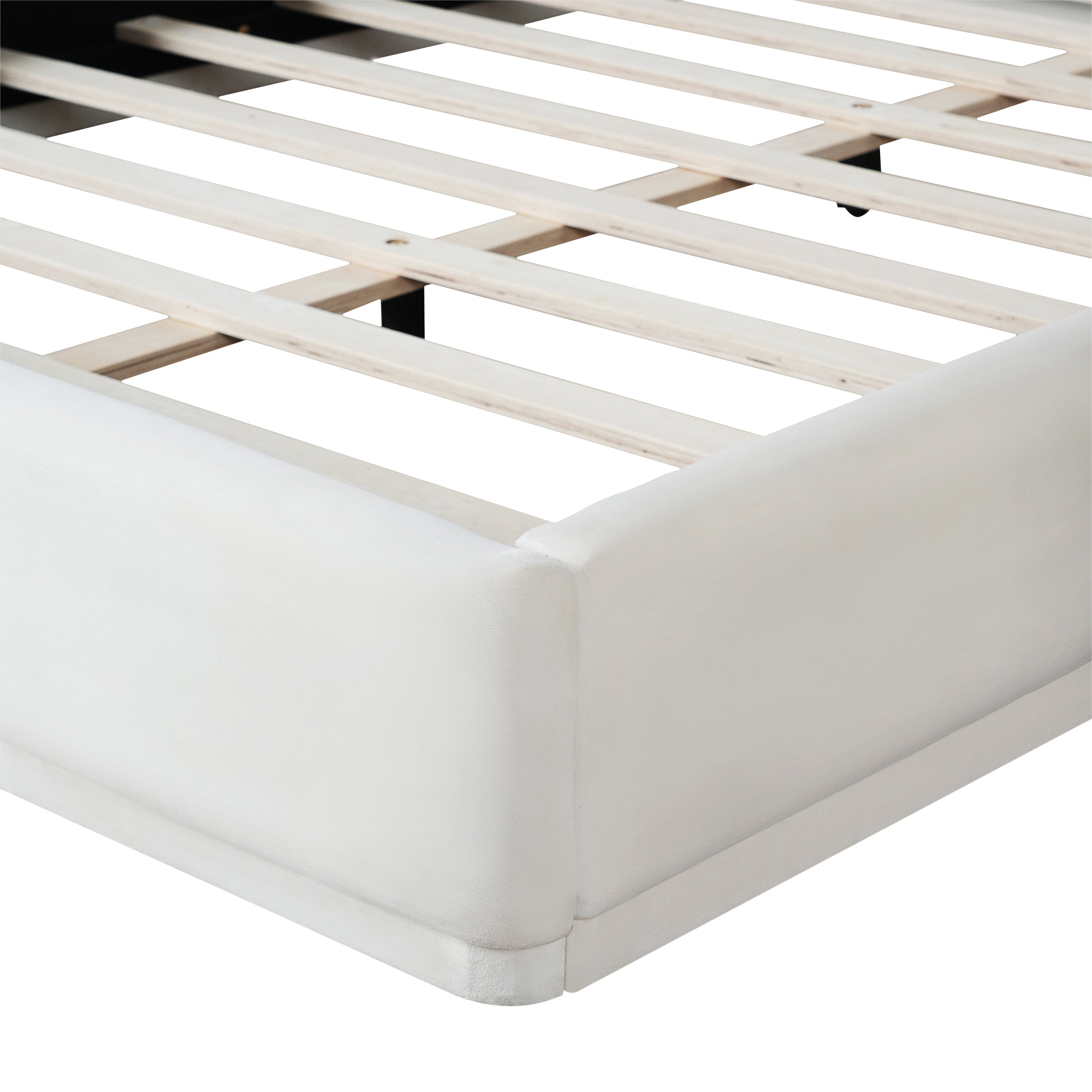 Luxurious and Cozy Upholstered Velvet Bed