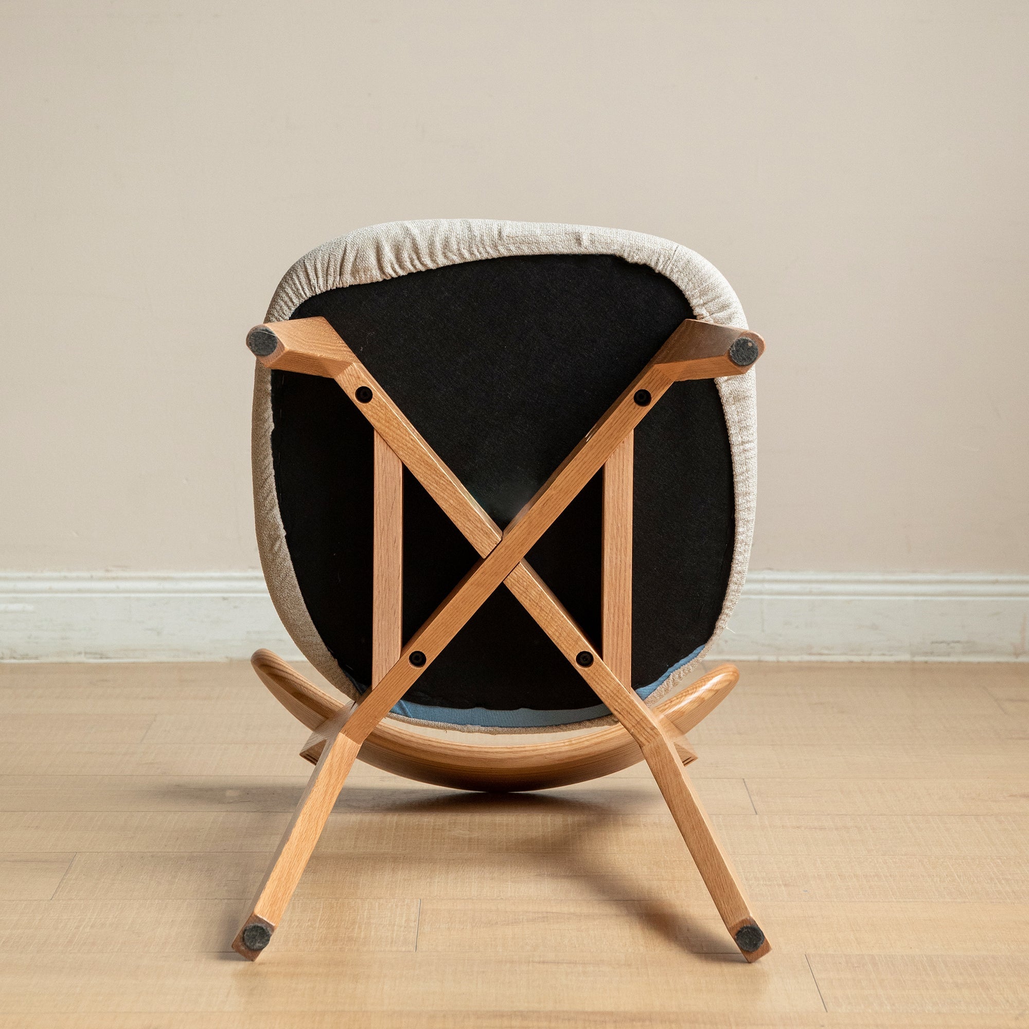 2Pcs Solid Wood Dining Room Chair with Upholstered