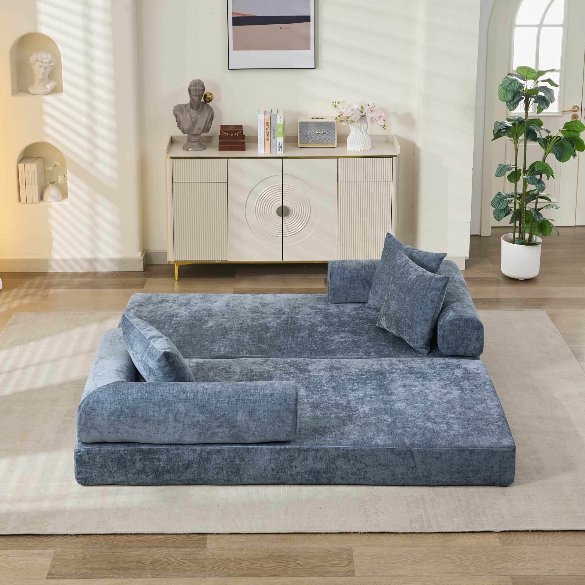 Comfy Convertible Folding Mattress Sofa Bed