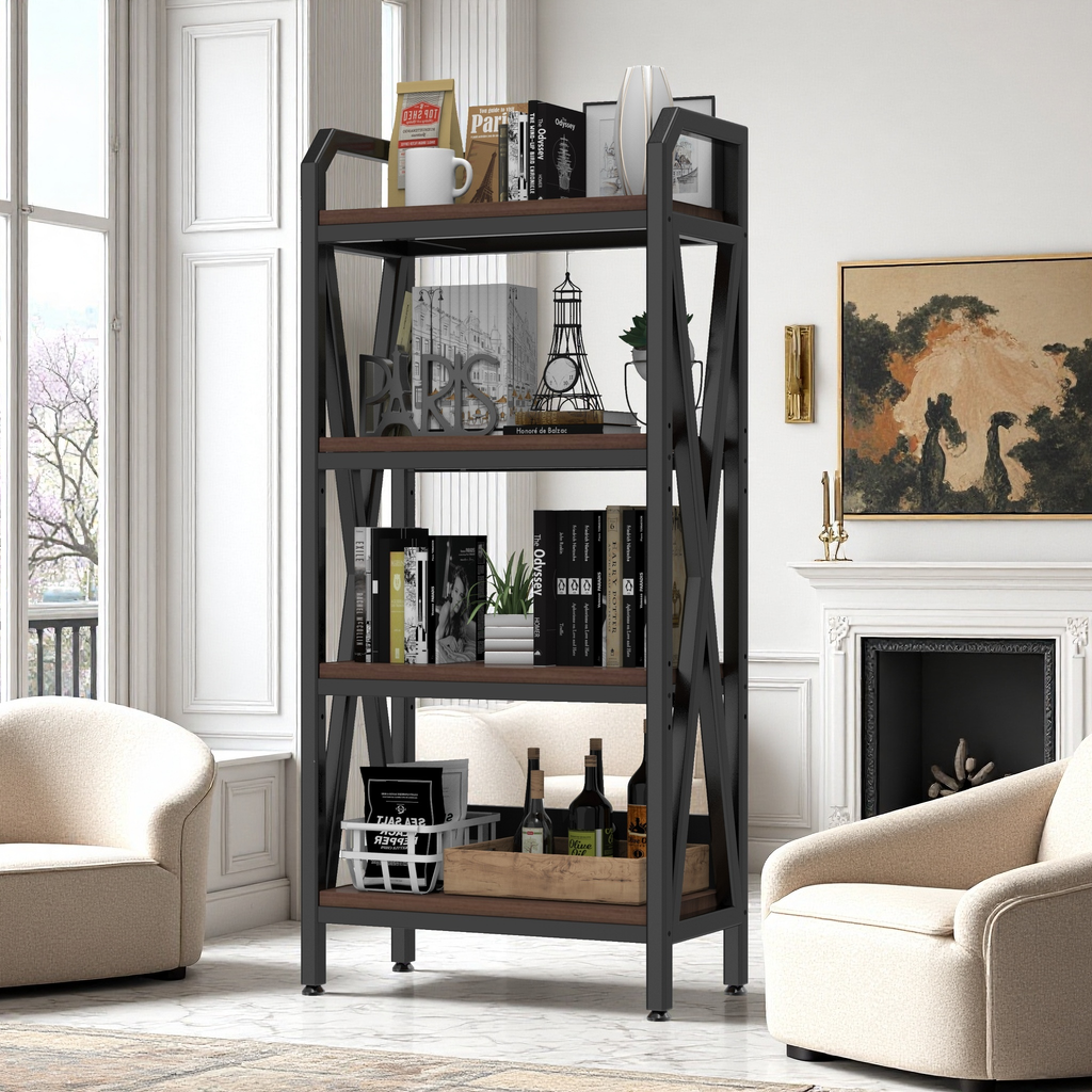 56.30'' Kitchen Rack 4-Level Storage Shelves