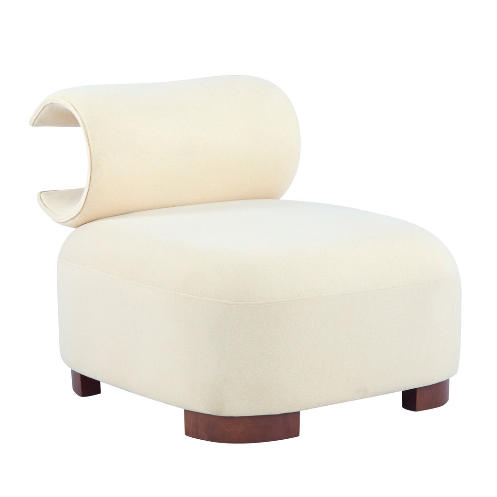 Pet-Friendly Modern Polyester Accent Chair for Living Room