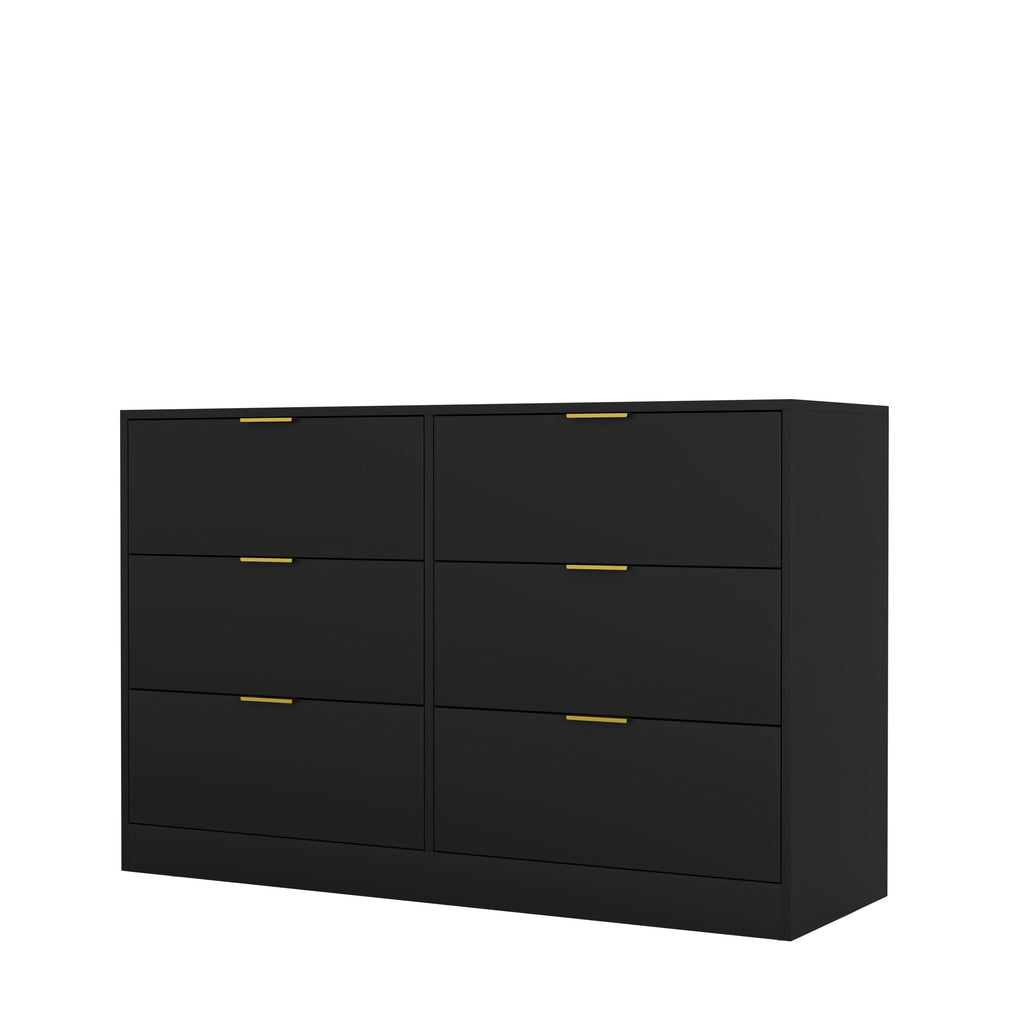 Modern 6-Drawer Dresser for Bedroom