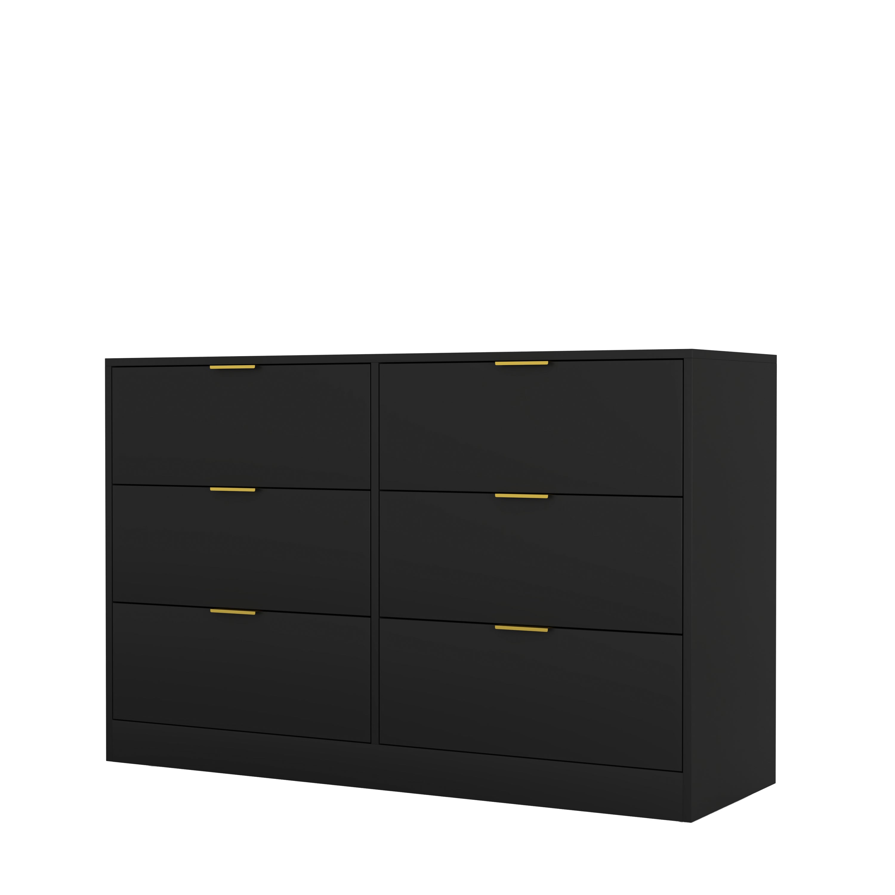 Modern 6-Drawer Dresser for Bedroom