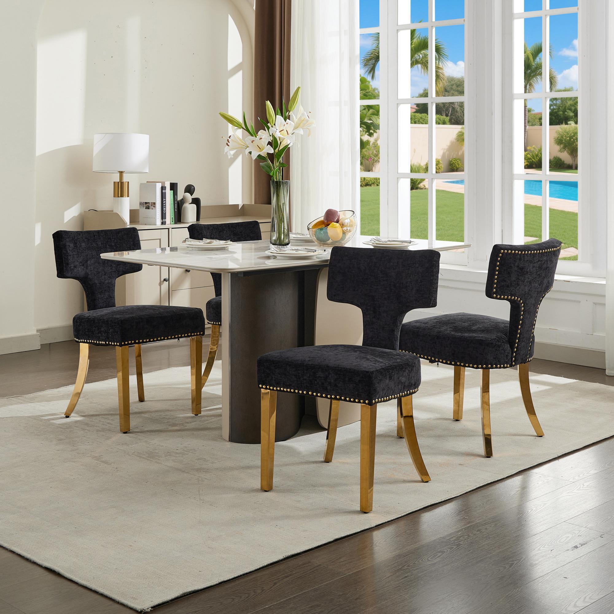 Mid Century Modern Dining Chairs (Set of 2)