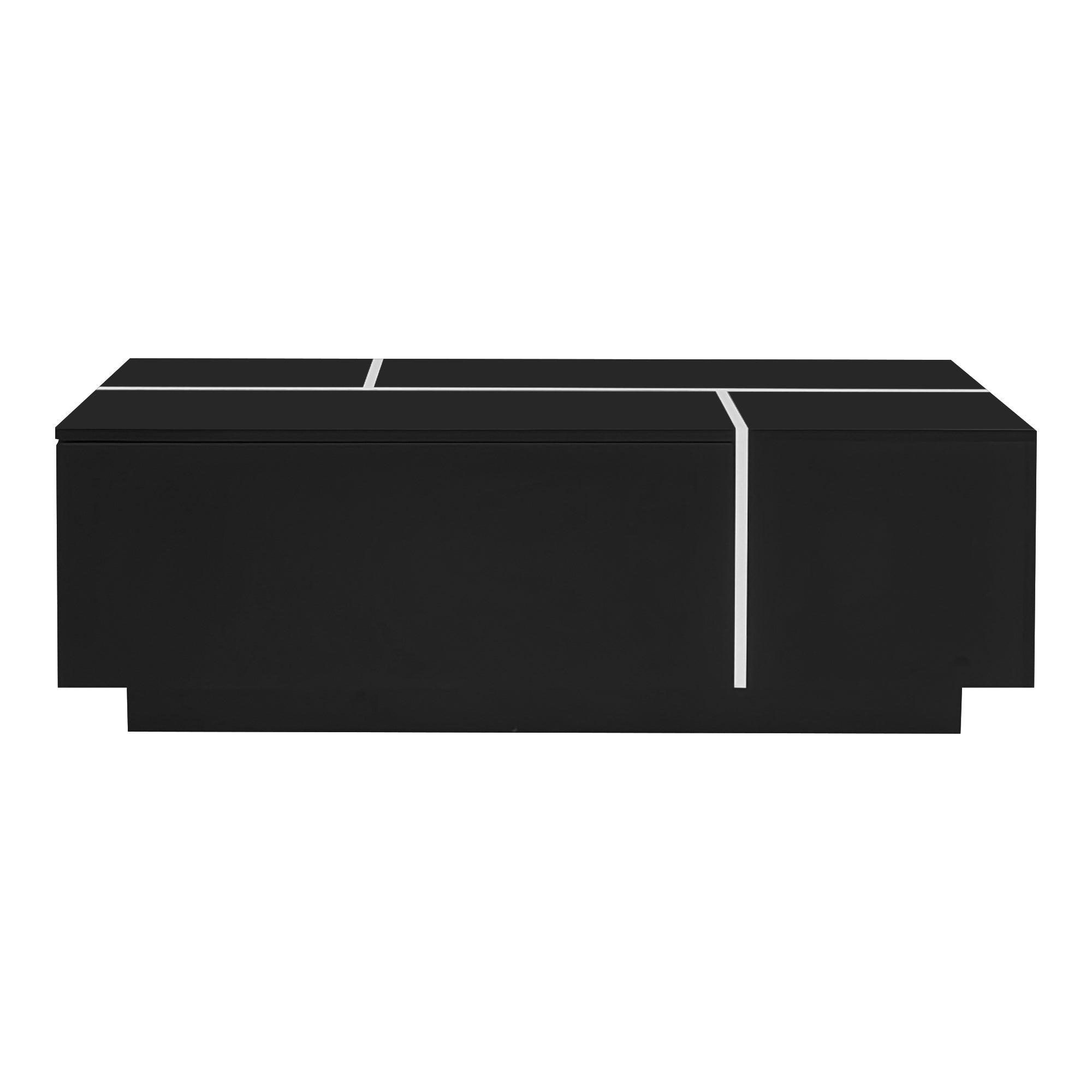 Multi-Functional Extendable Coffee Table with 2 Storage Space and Drawers