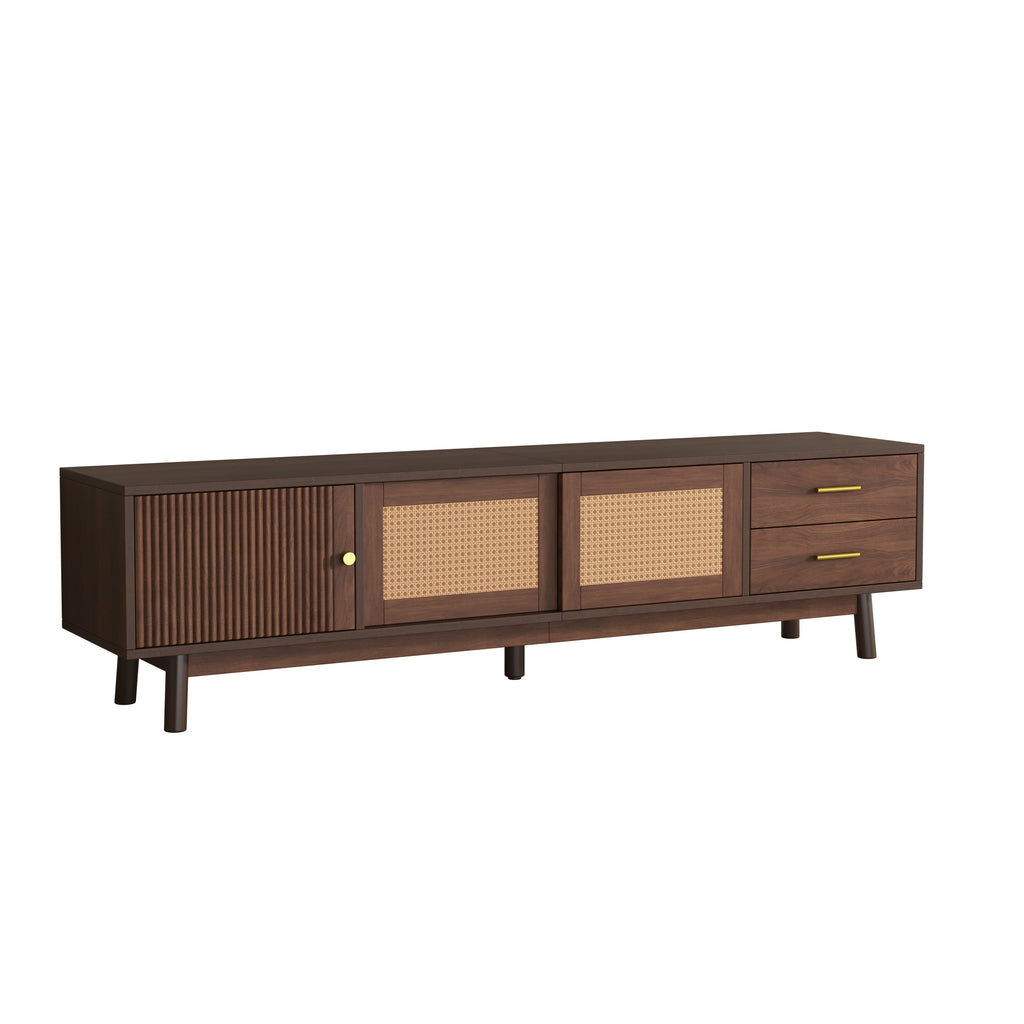 Mid Century Modern TV Stand for 80' TVs