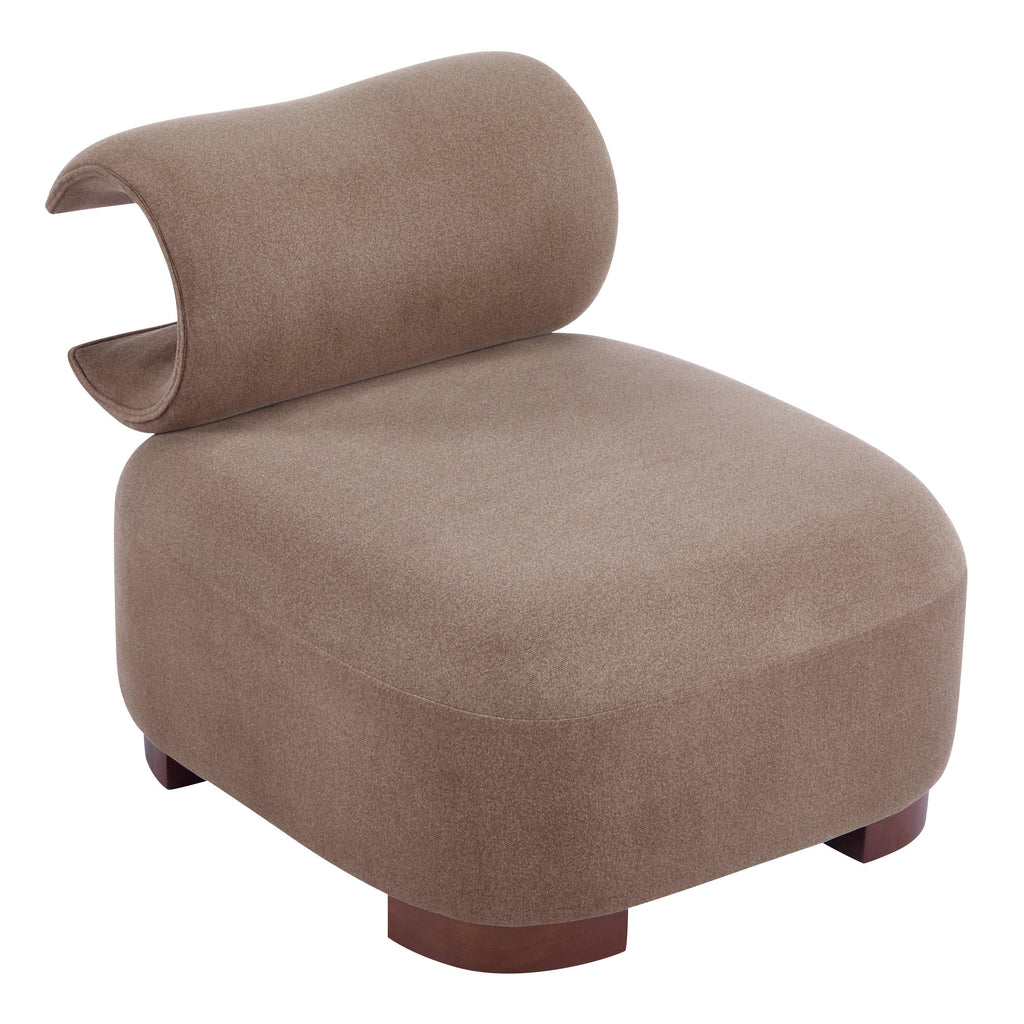 Pet-Friendly Modern Polyester Accent Chair for Living Room