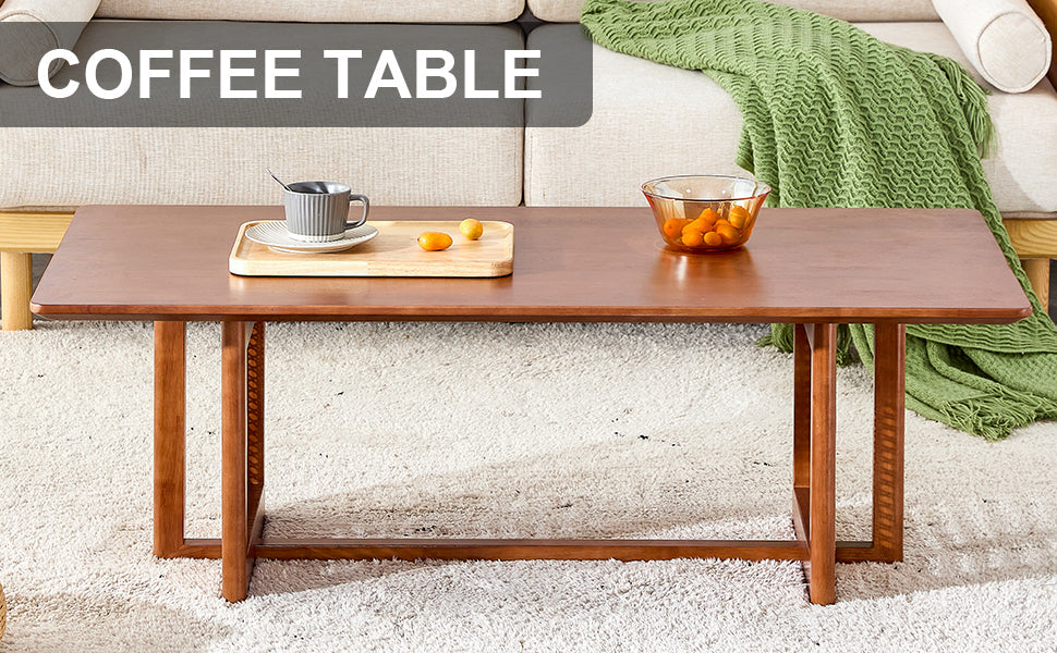 Chinese Style Rattan Solid Wood Coffee Low Table