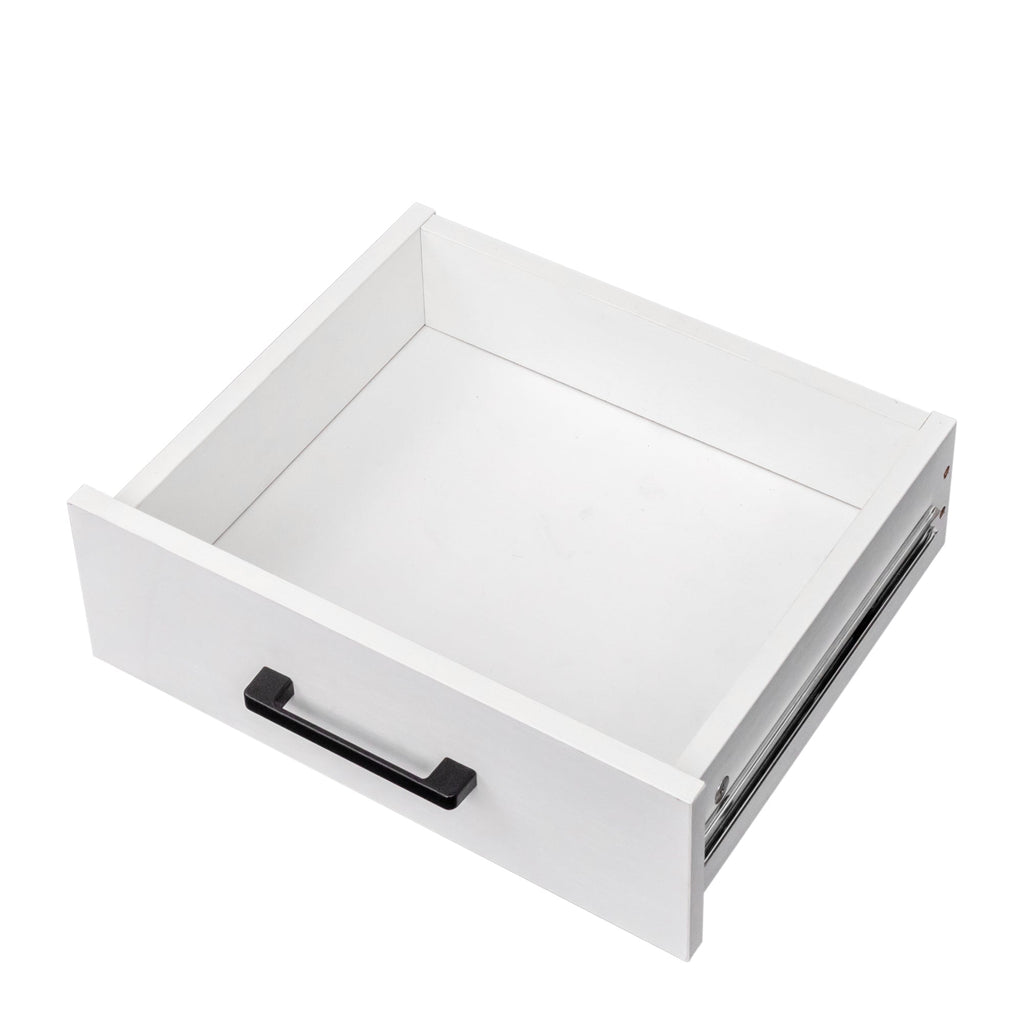 White Modular Wine Buffet Cabinet