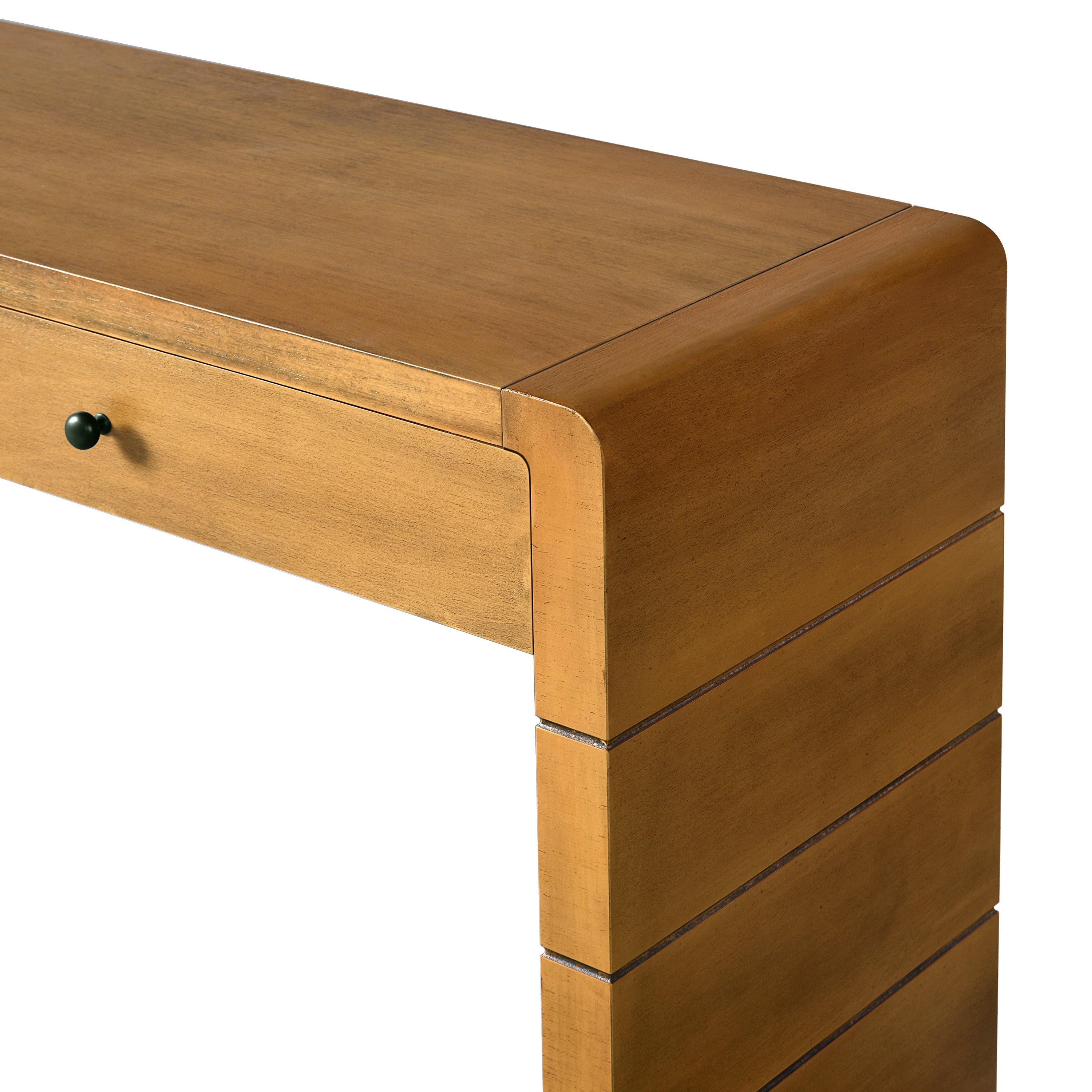 Wooden Entryway Table with 2 Drawers