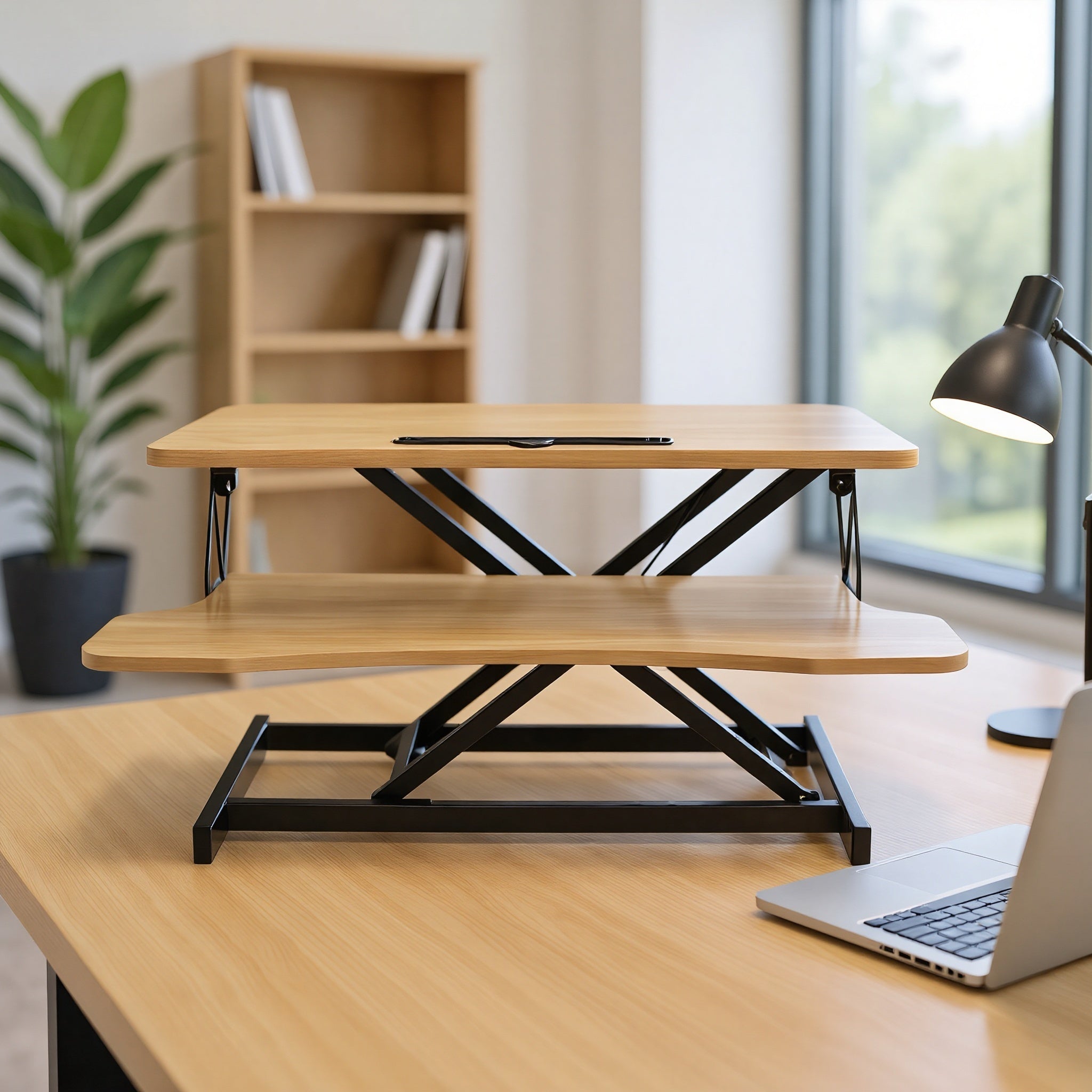 32 Inch Desk Converter Height Adjustable Sit to Stand Rise