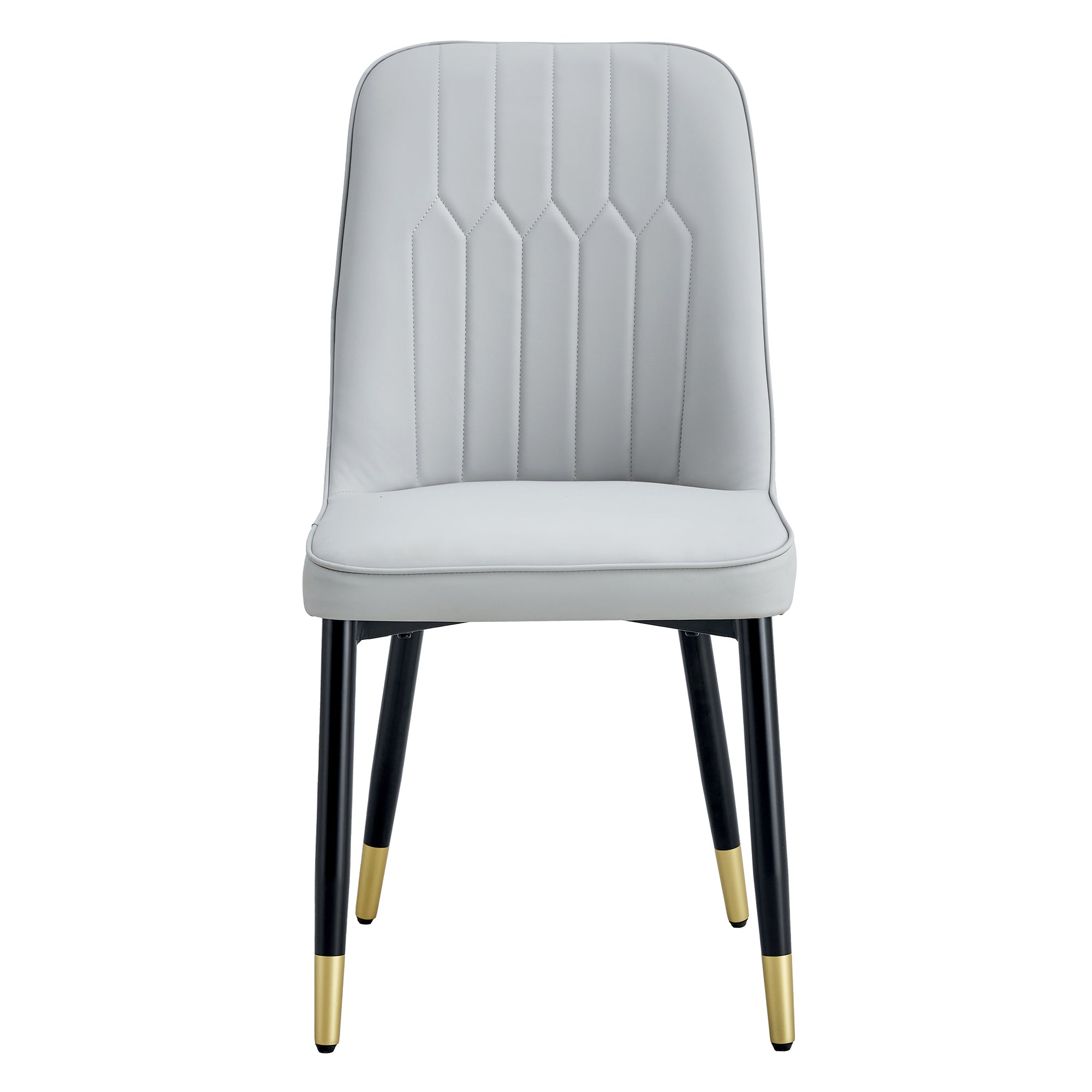 Modern PU Artificial Leather Dining Chairs (Set of 4)